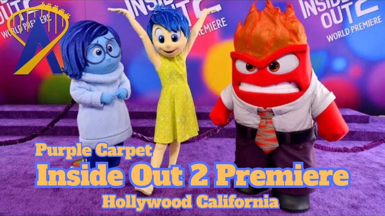 'Video thumbnail for Inside Out 2 Characters at the Movie Premiere'