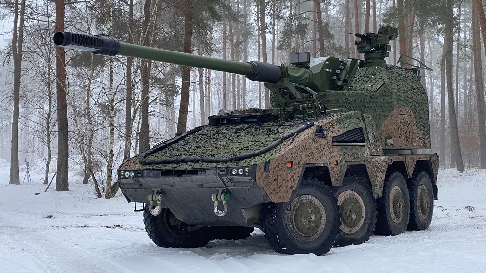 'Video thumbnail for German and British Armies to Collaborate on RCH 155 Boxer for Mobile Fires Platform Program'