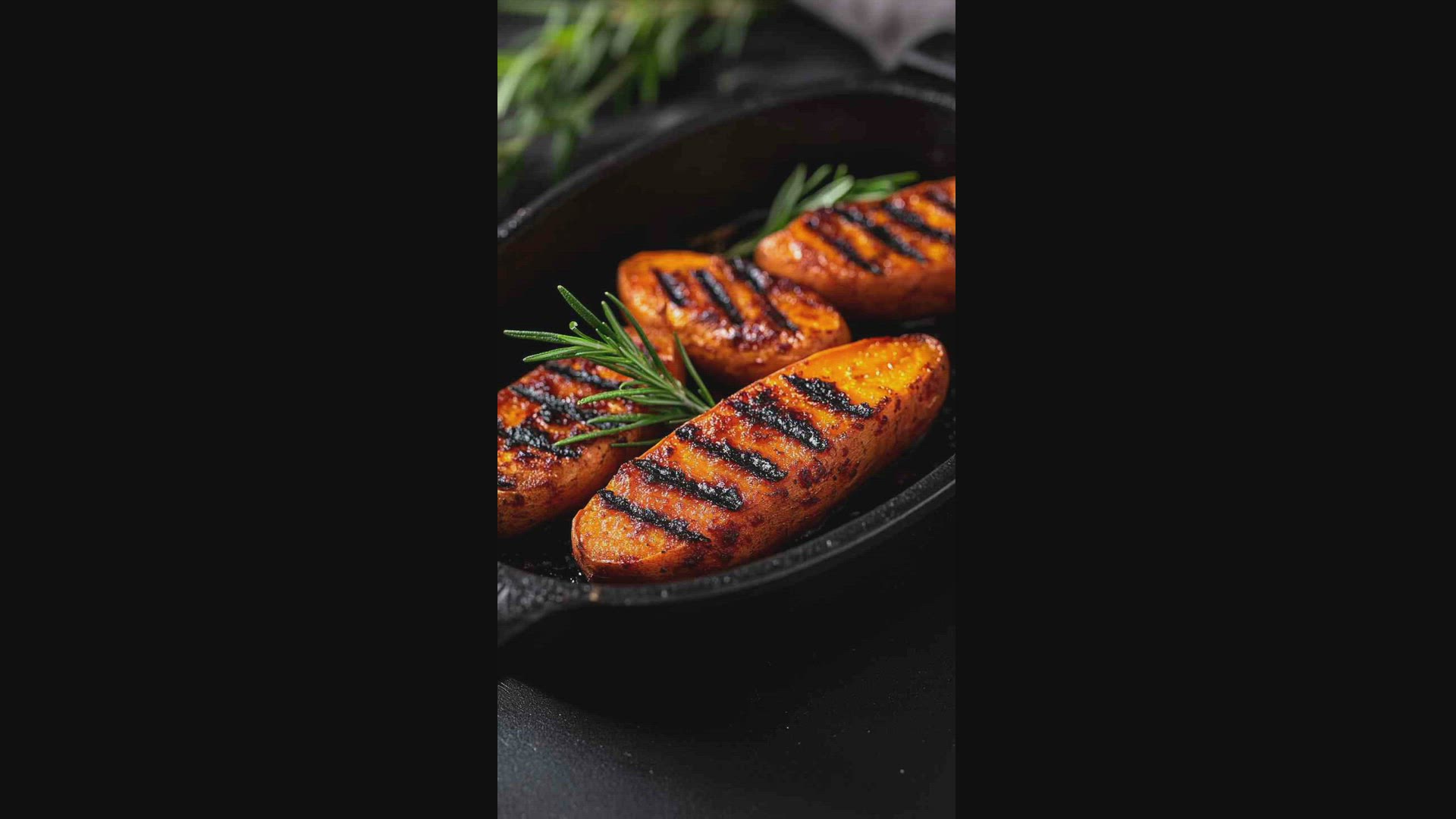 'Video thumbnail for Air Fryer Sweet Potatoes with a Crispy Skin Recipe'