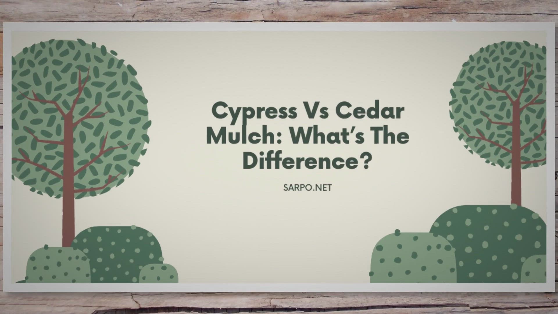 Video thumbnail for Cypress Vs Cedar Mulch: What's The Difference? - South Asian Research Publishing Organization (SARPO)