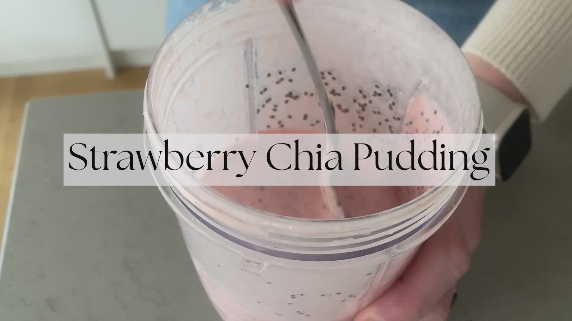 'Video thumbnail for Strawberry Chia Pudding'