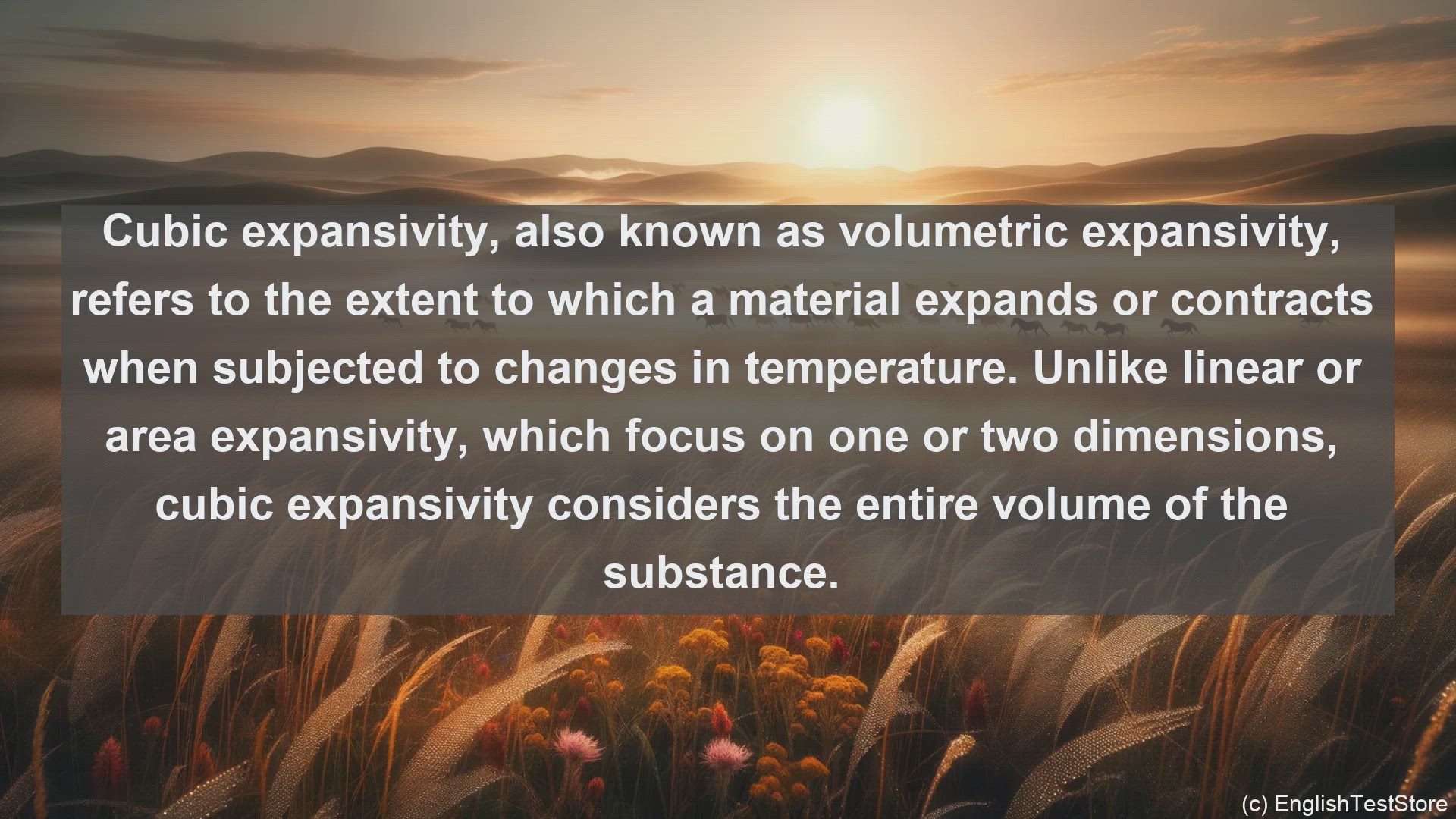 'Video thumbnail for Cubic expansivity in science  definition and examples'