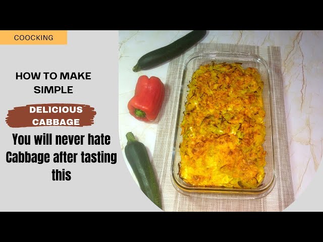 Video thumbnail for Cabbage potato with cheddar cheese
