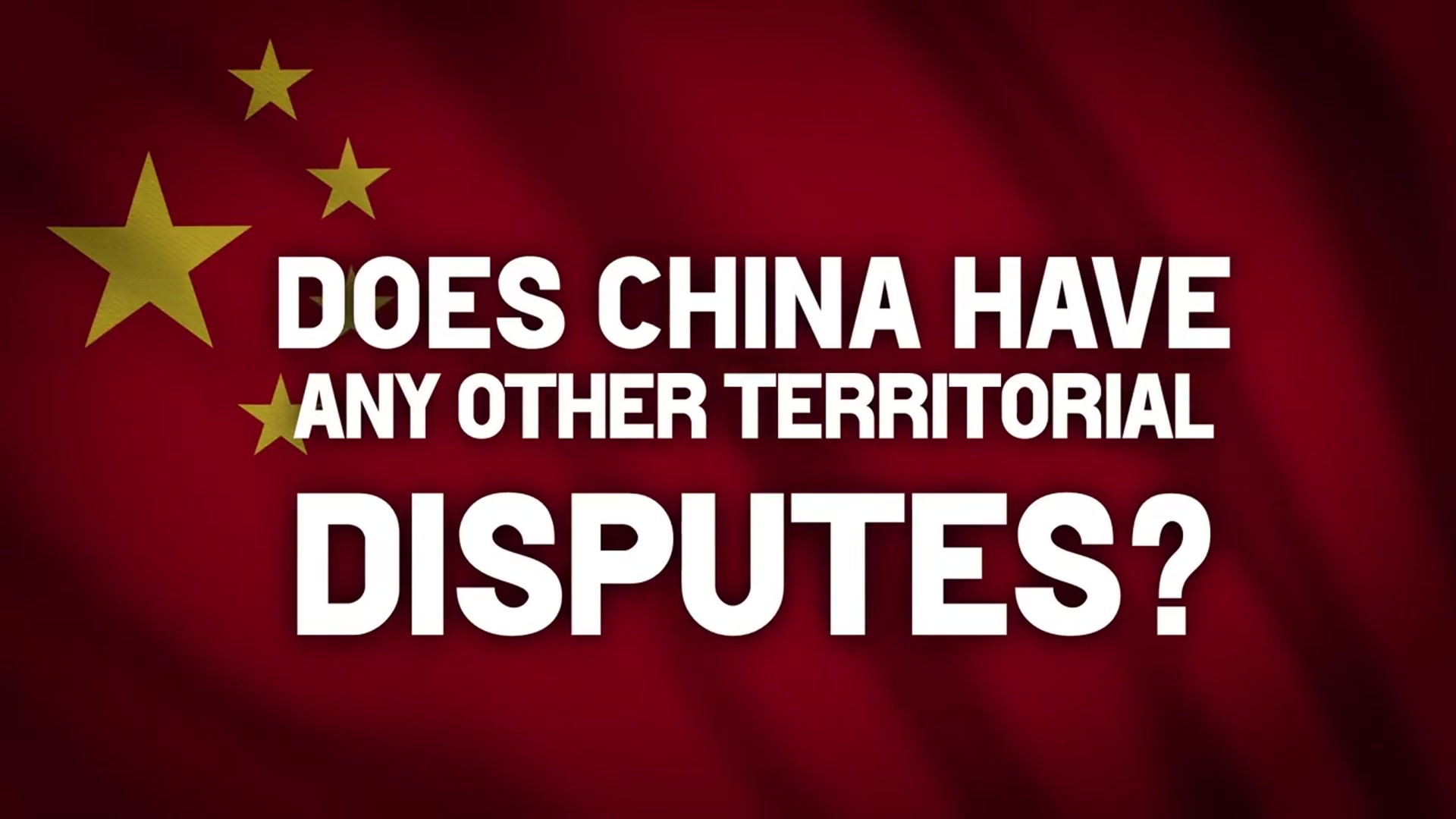 'Video thumbnail for Which Countries Does CHINA Dispute Territory With?'