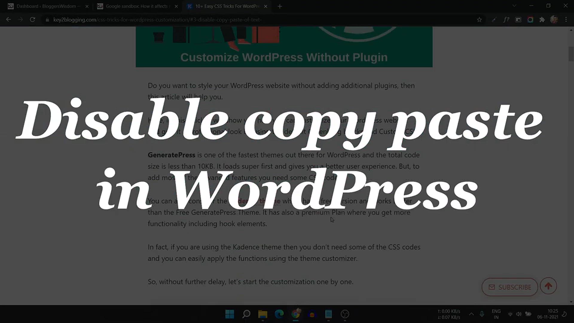 'Video thumbnail for How to Disable Copy Paste in WordPress _ Disable Text Selection without any Plugin'