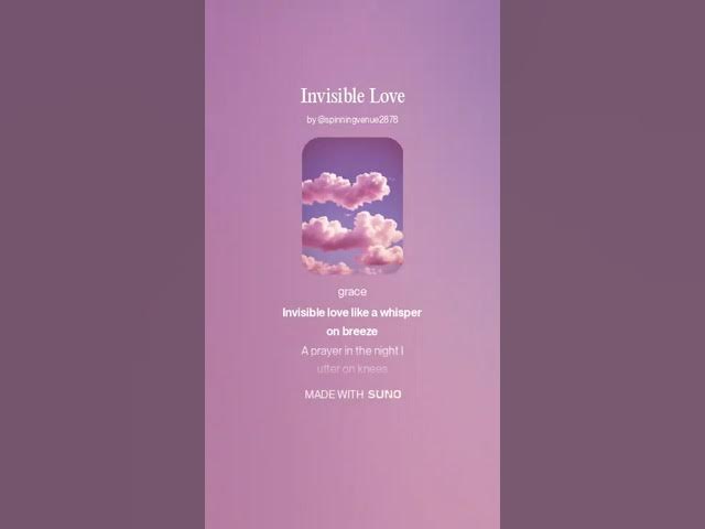 'Video thumbnail for Invisible Love'