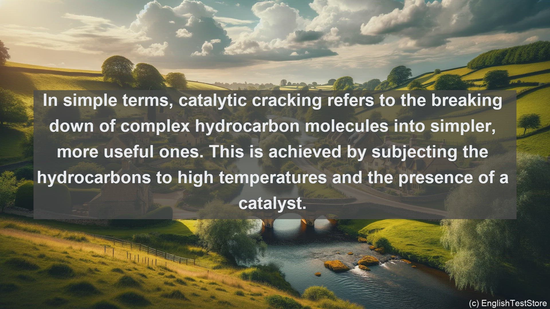 'Video thumbnail for Catalytic cracking in science  definition and examples'