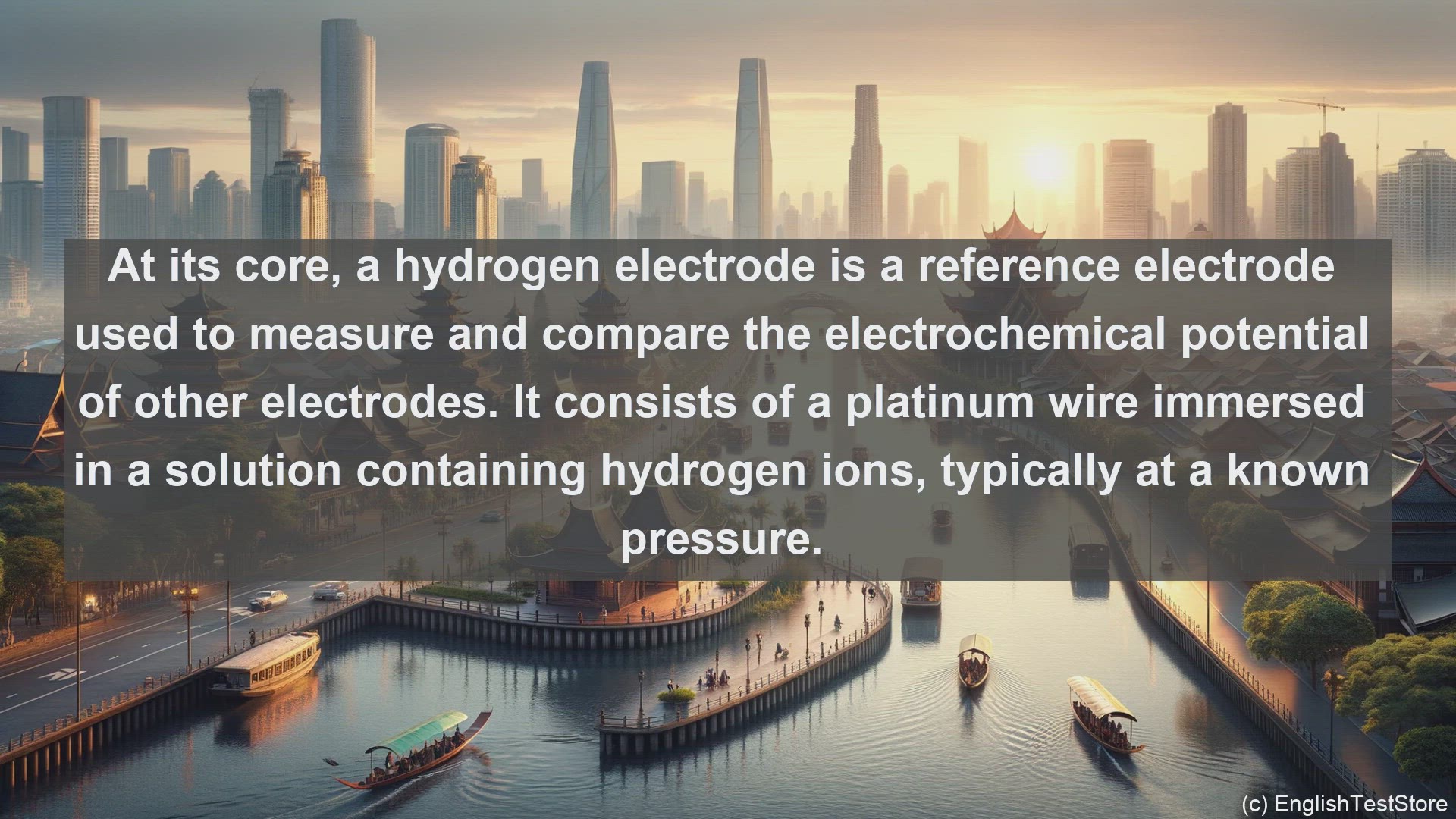 'Video thumbnail for Hydrogen electrode in science  definition and examples'