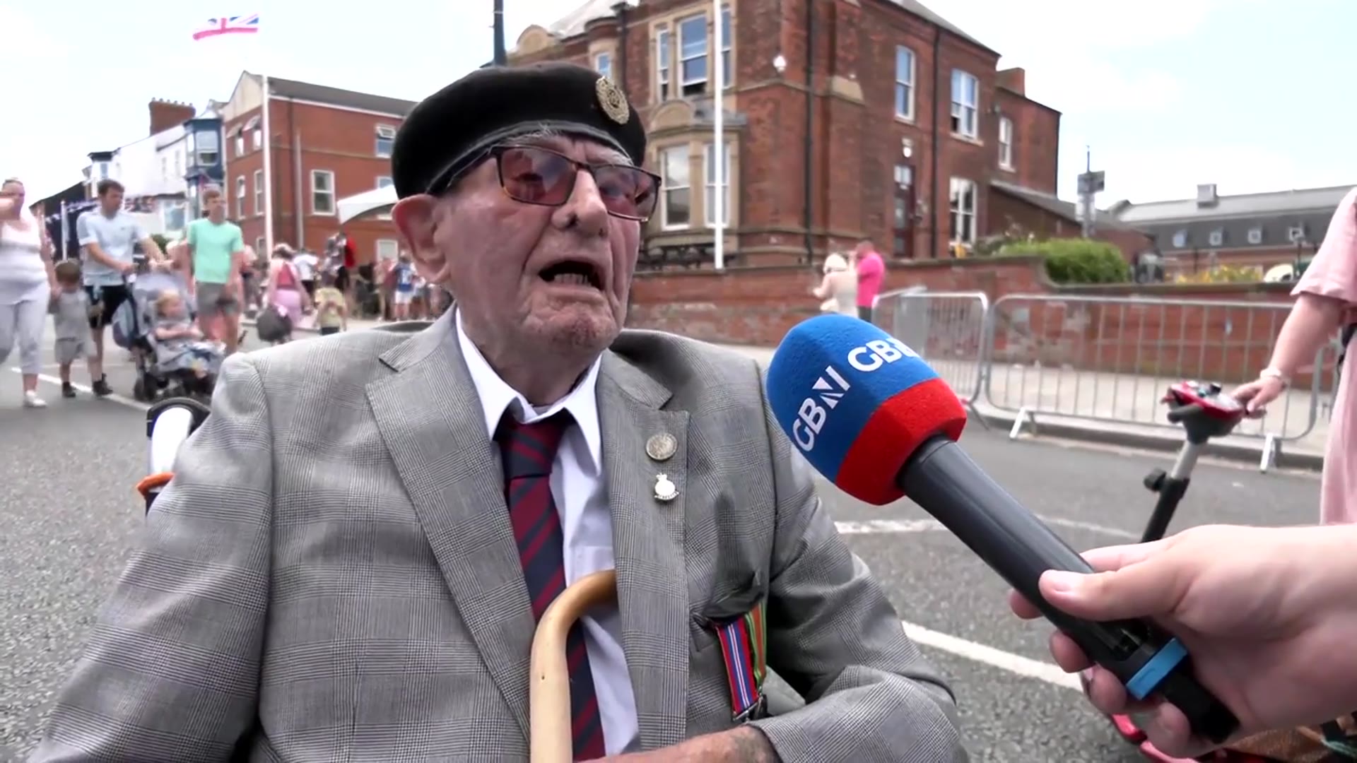 'Video thumbnail for WATCH: World War Two veteran hails Cleethorpes Armed Forces Day celebrations'