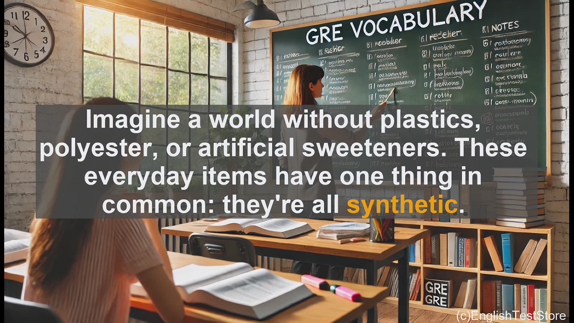 'Video thumbnail for GRE Vocabulary Lesson: Exploring the Meaning and Importance of Synthetic'