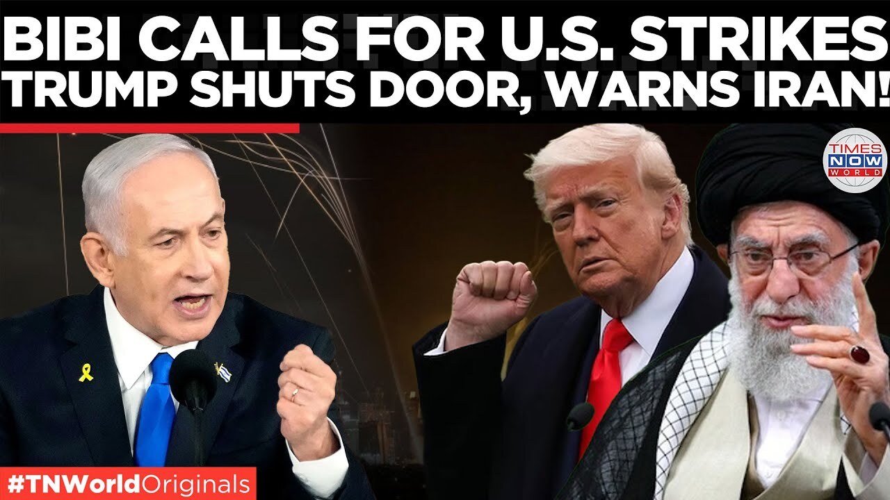 'Video thumbnail for US Turns Its Back on Israel’s Iran Offensive—Trump Delivers Chilling Threat! | Times Now World'