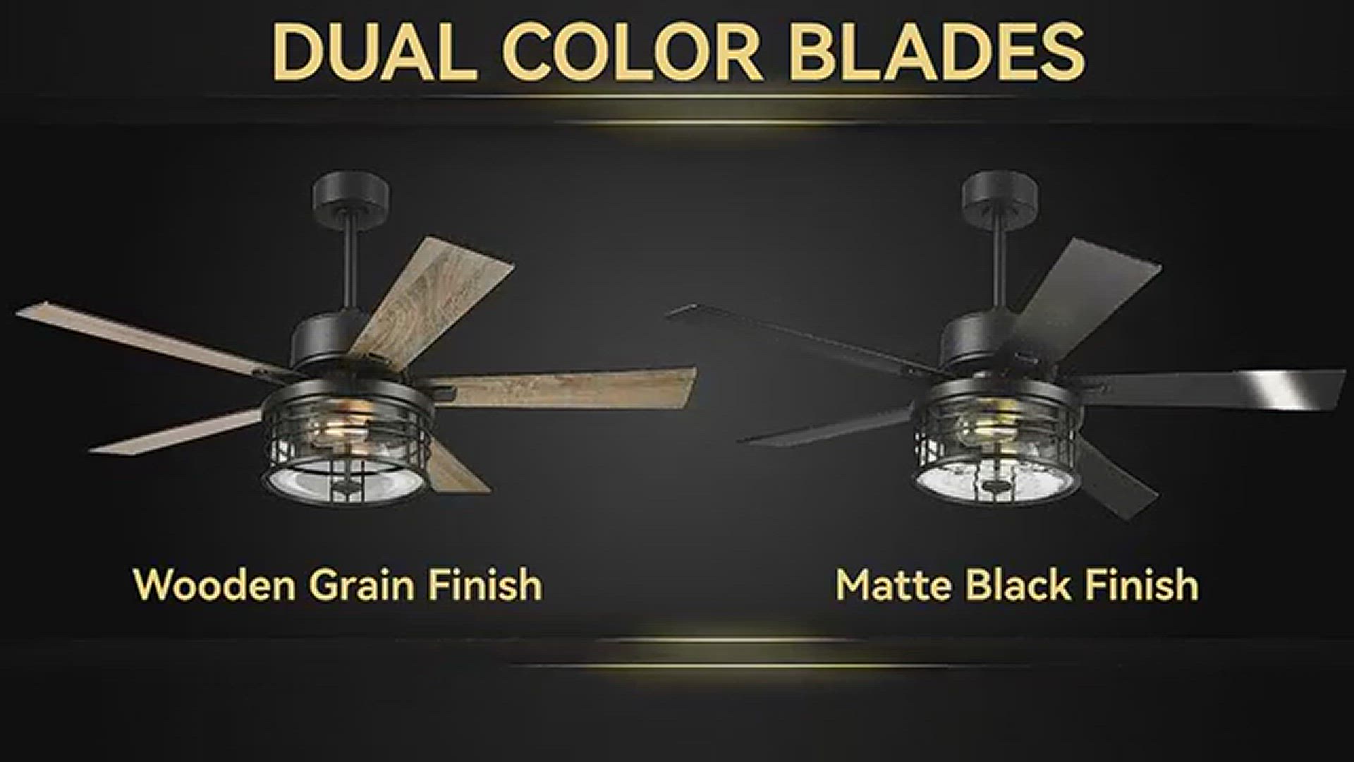'Video thumbnail for Sloped Ceiling fan Adapters/ Dual Color Blades'