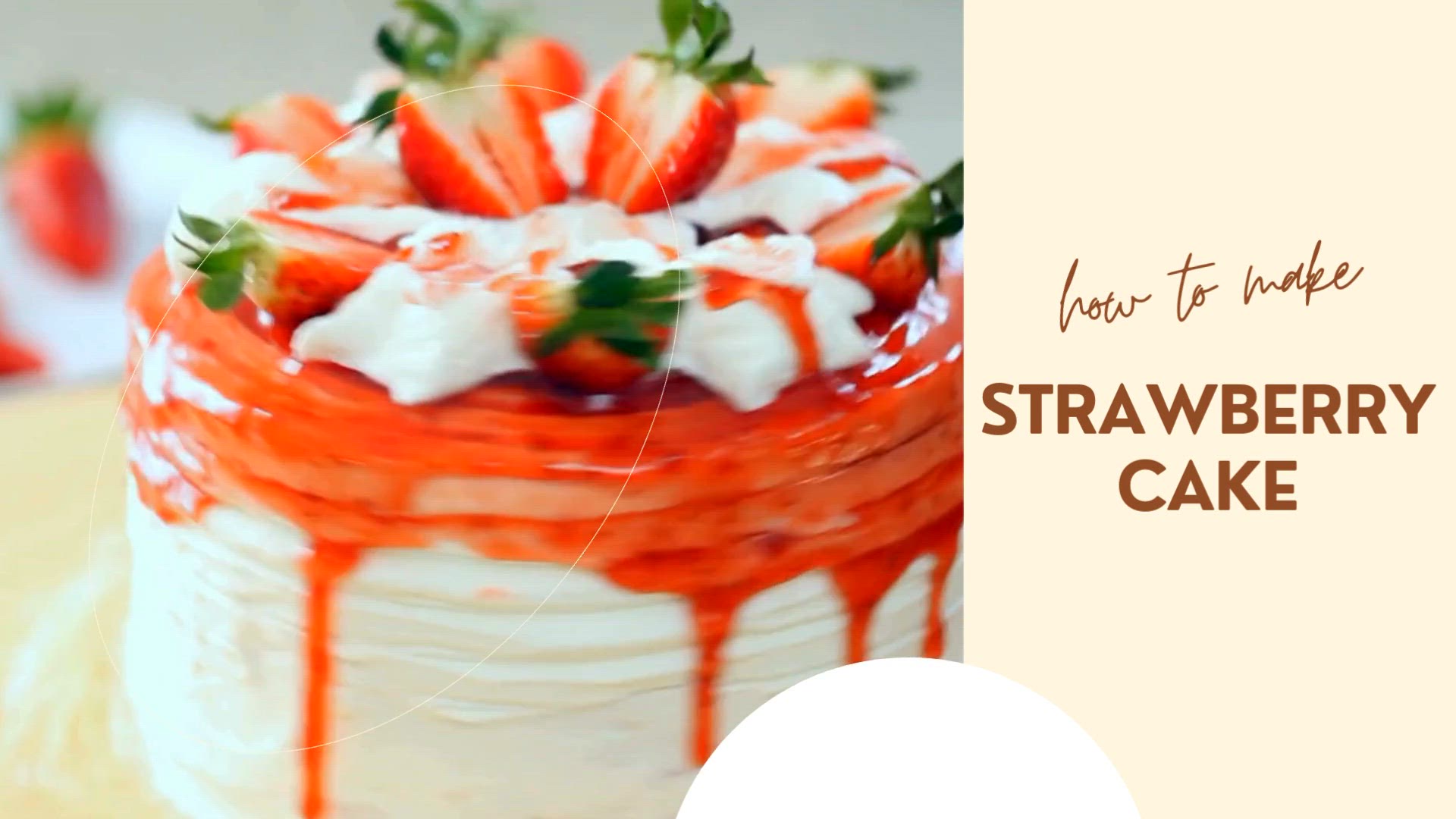 'Video thumbnail for Strawberry Cake'