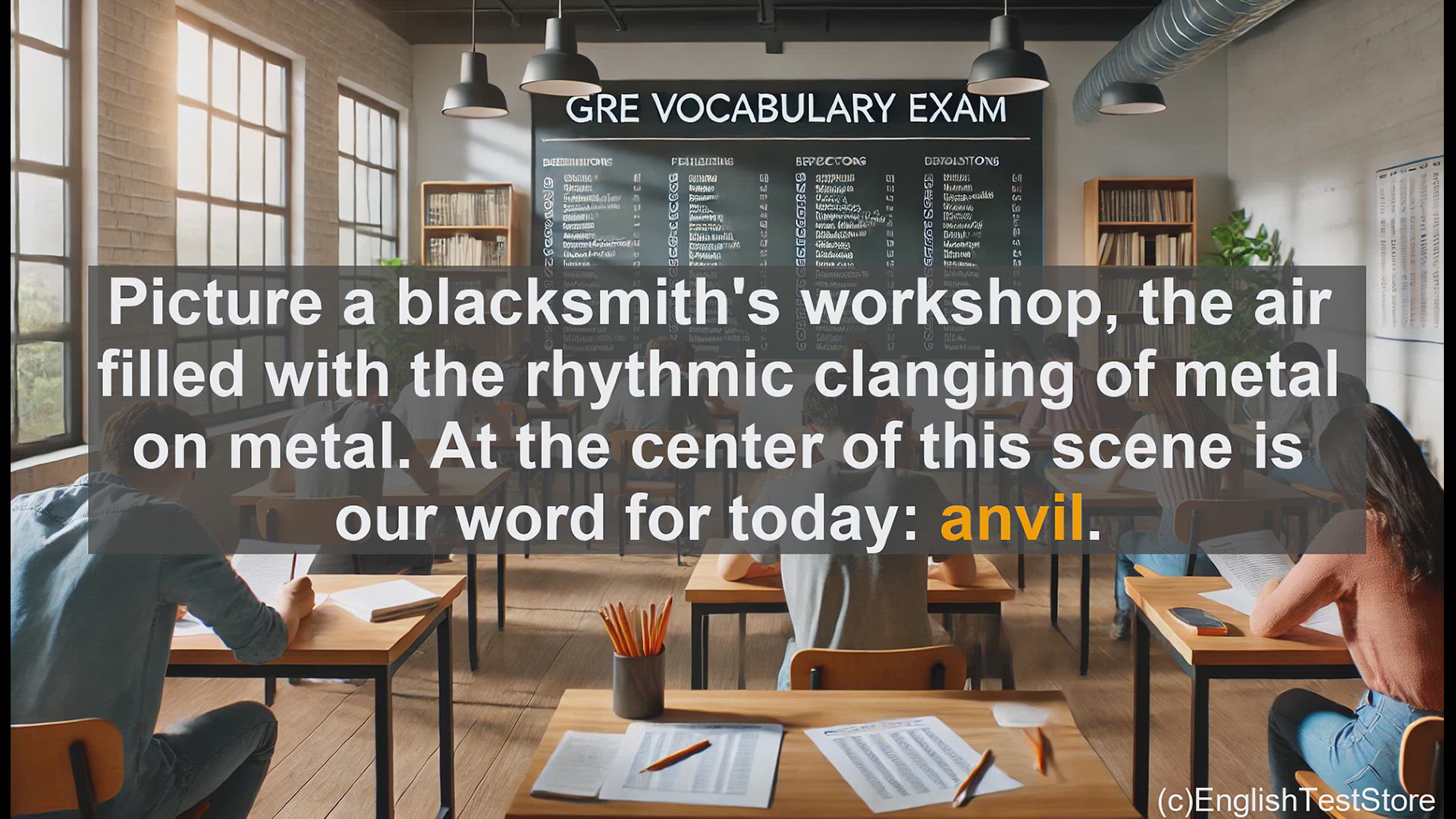 'Video thumbnail for GRE Vocabulary Lesson: The Anvil - A Cornerstone of Metalworking'