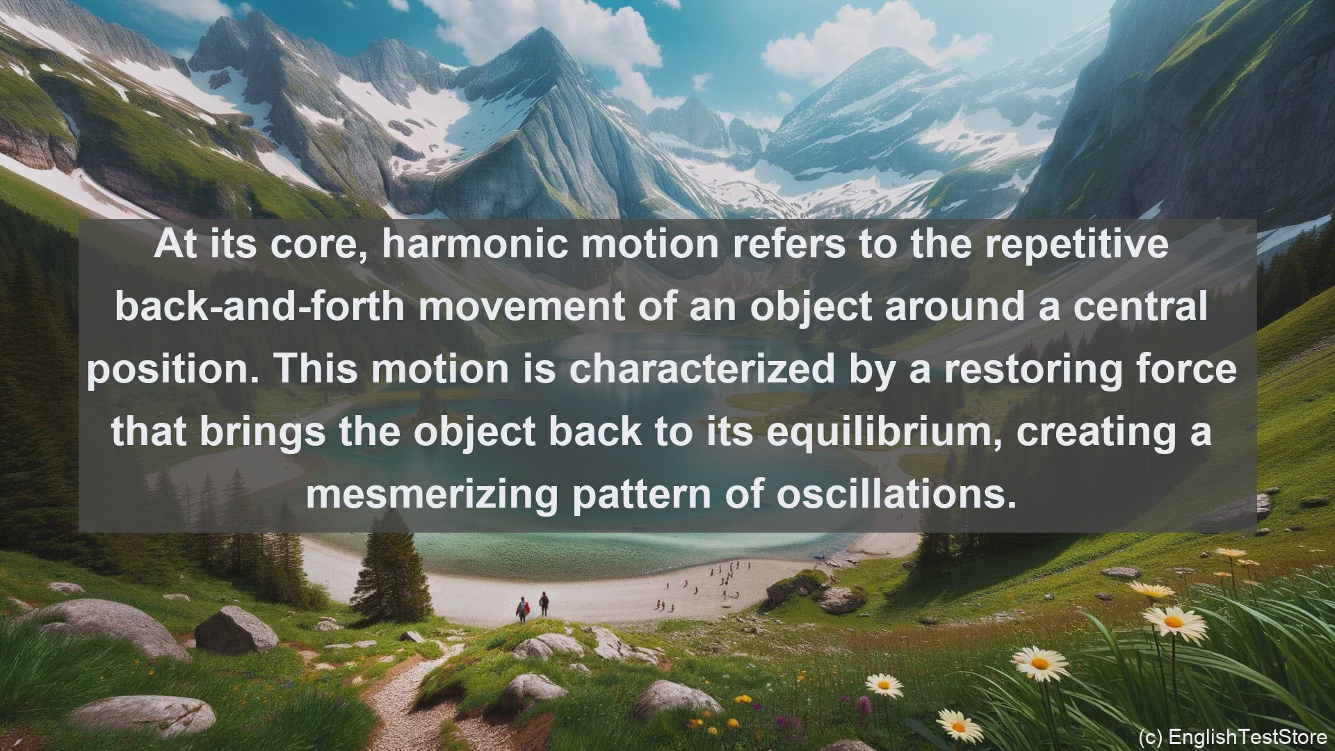 'Video thumbnail for Harmonic motion in science  definition and examples'