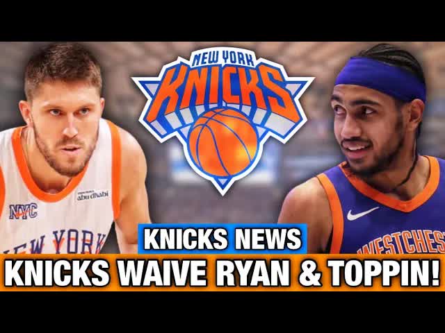 'Video thumbnail for BREAKING: Knicks WAIVE Two Players – BIG Roster Moves Incoming?! | NY Knicks News'