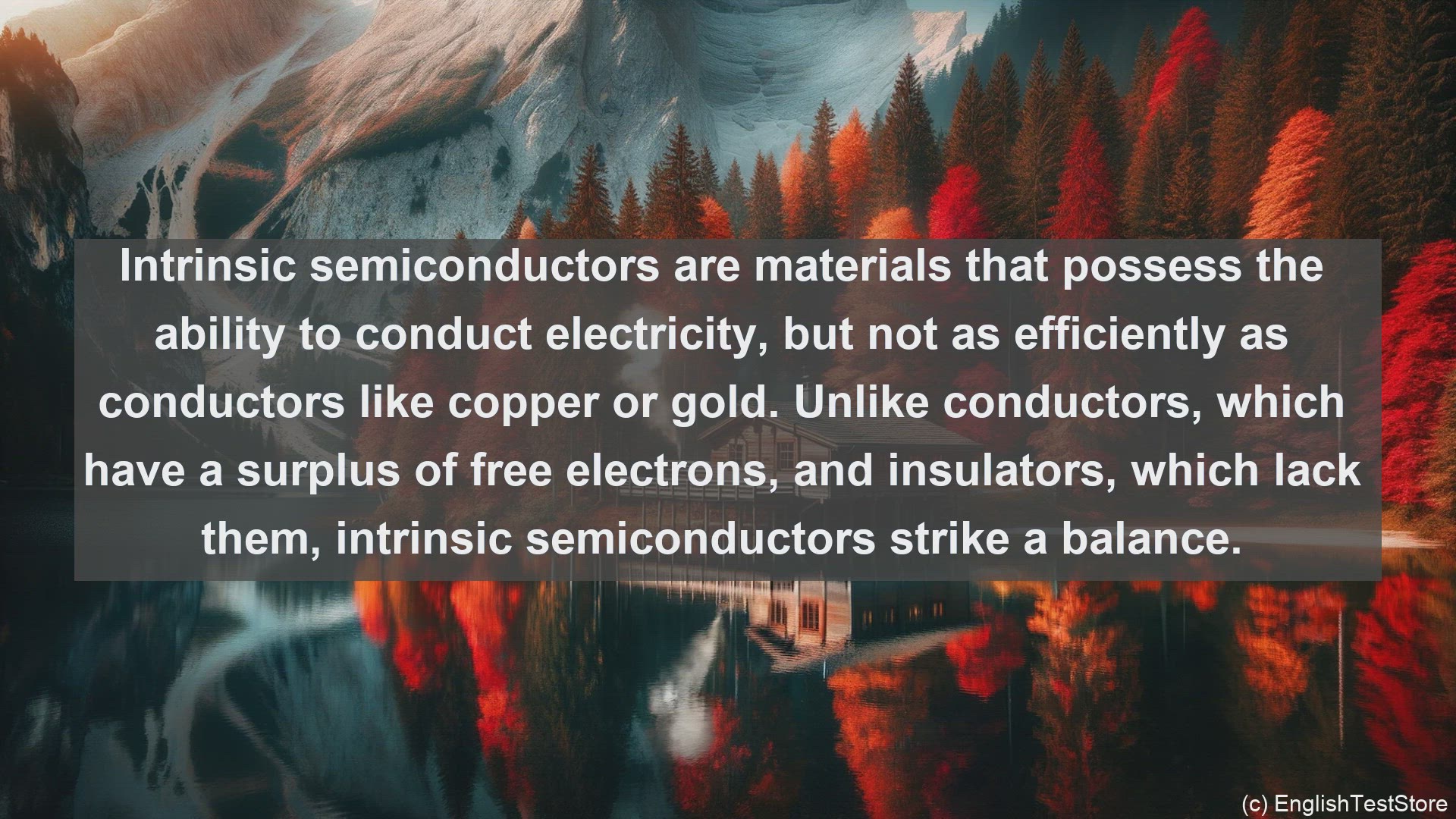 'Video thumbnail for Intrinsic semiconductor in science  definition and examples'