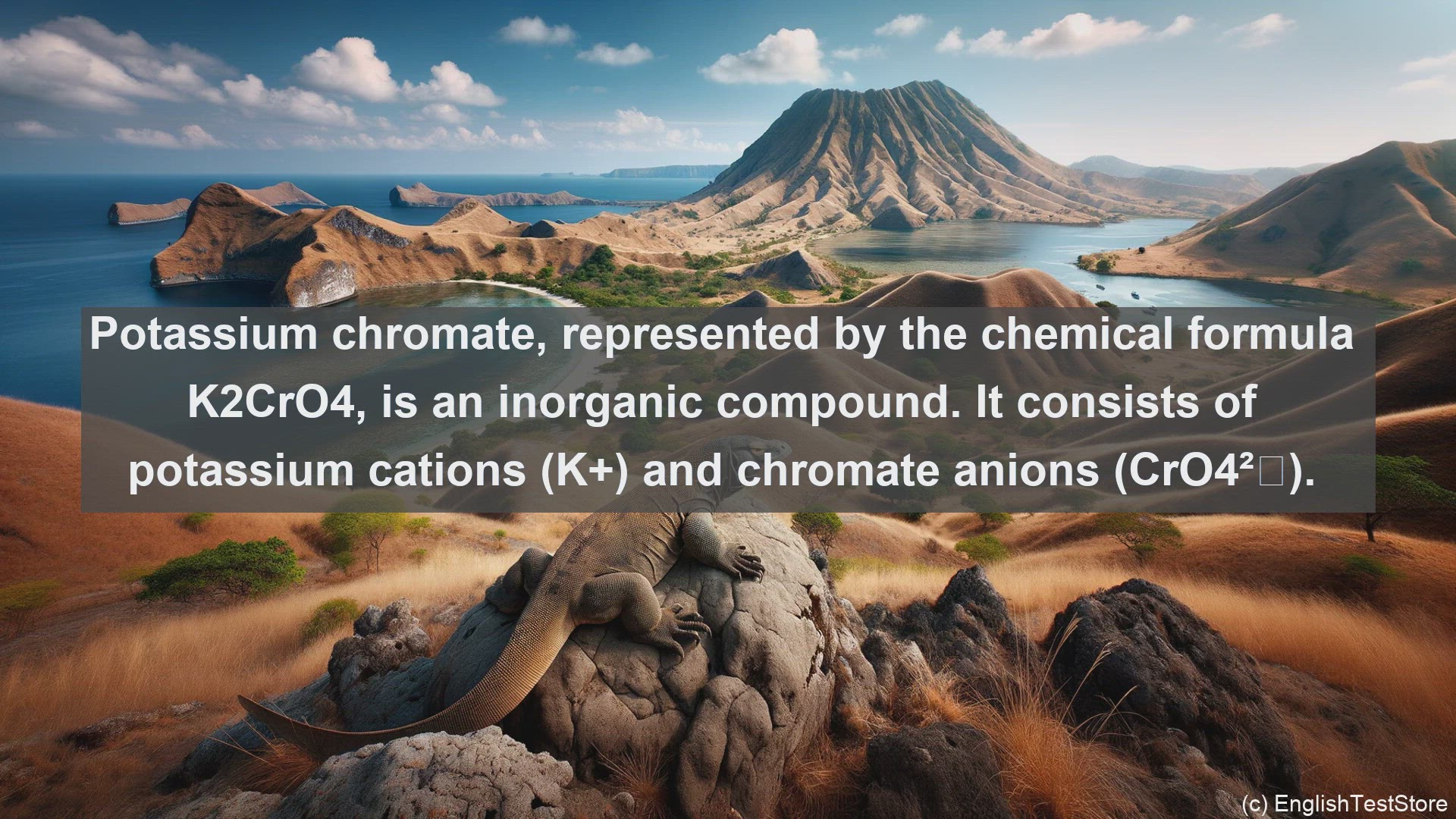 'Video thumbnail for Potassium chromate in science  definition and examples'