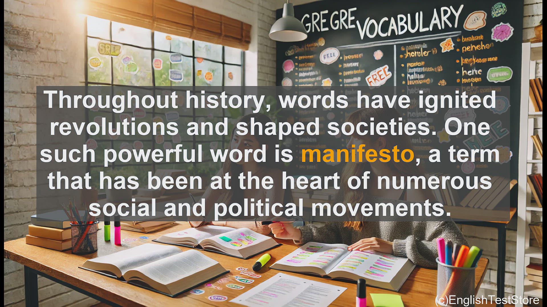 'Video thumbnail for GRE Vocabulary Lesson: The Power of Manifesto - Shaping Societies Through Declarations of Intent'