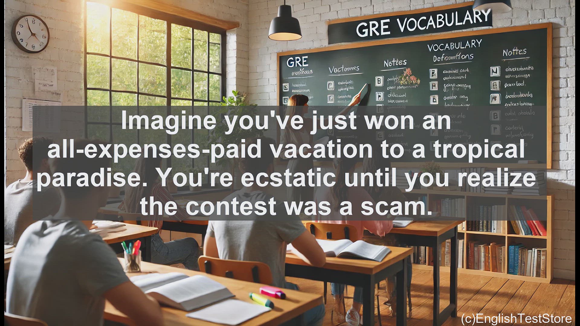 'Video thumbnail for GRE Vocabulary Lesson: Unraveling the Meaning of 'Bogus''
