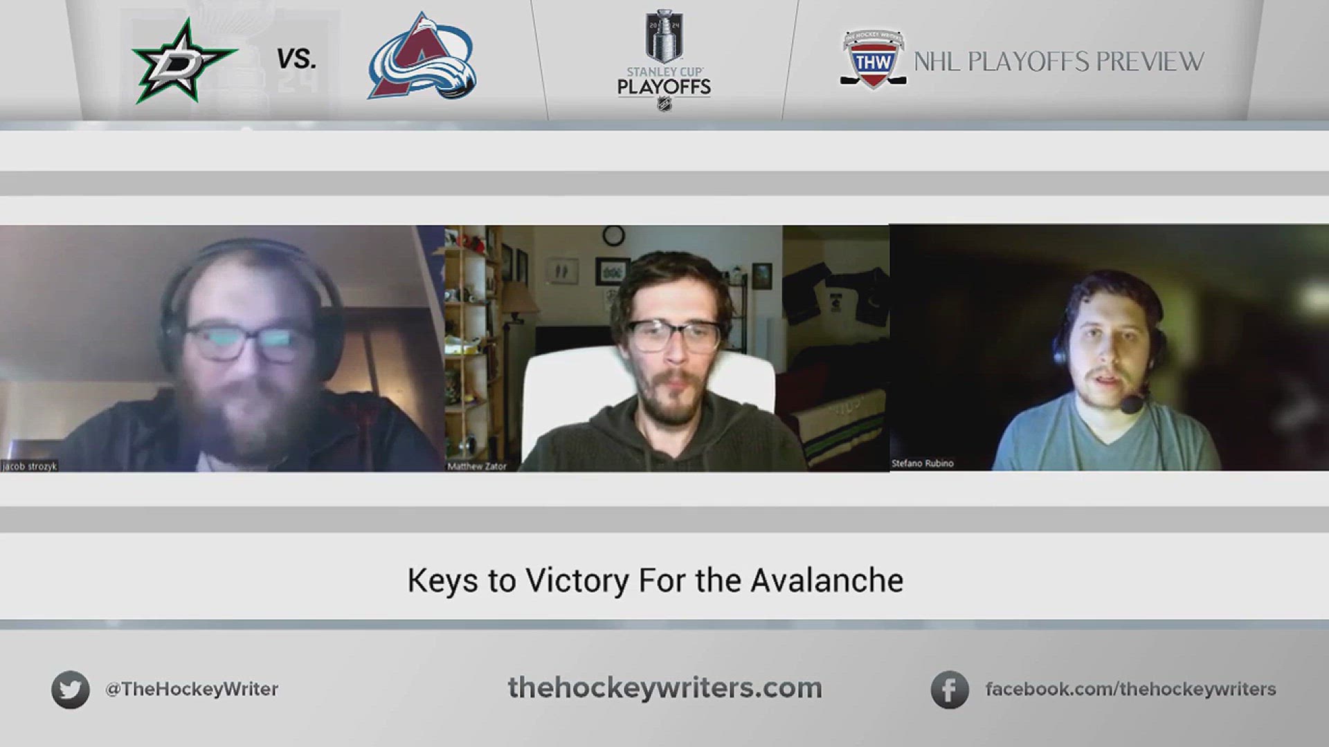 'Video thumbnail for Stars vs. Avalanche 2024 NHL Playoff Preview - Keys to Victory for Both Teams'