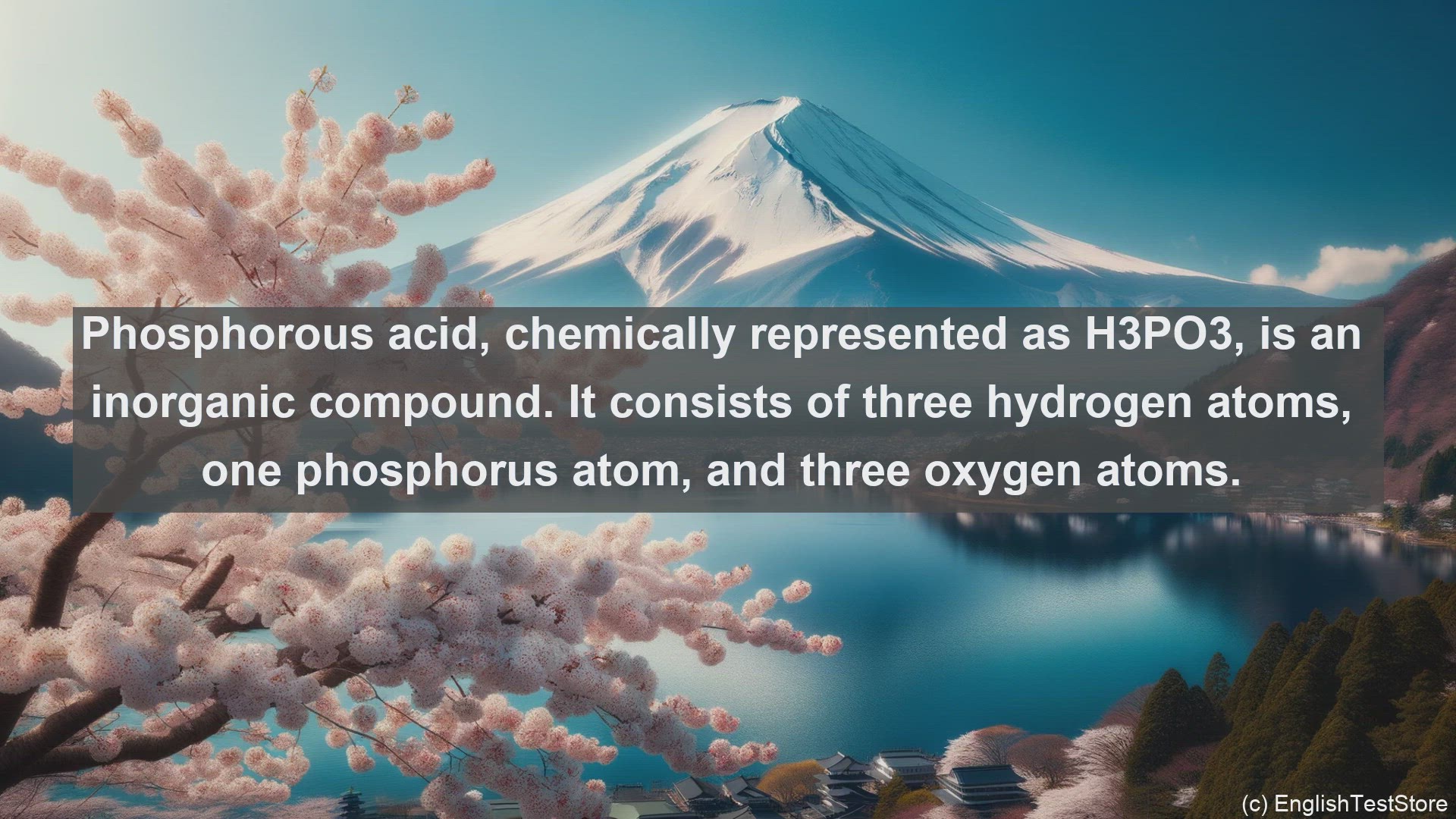 'Video thumbnail for Phosphorous acid in science  definition and examples'