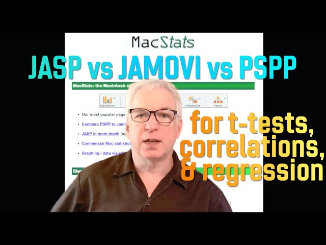 Video thumbnail for JASP vs Jamovi vs PSPP: which free stats program is best for three common tests?
