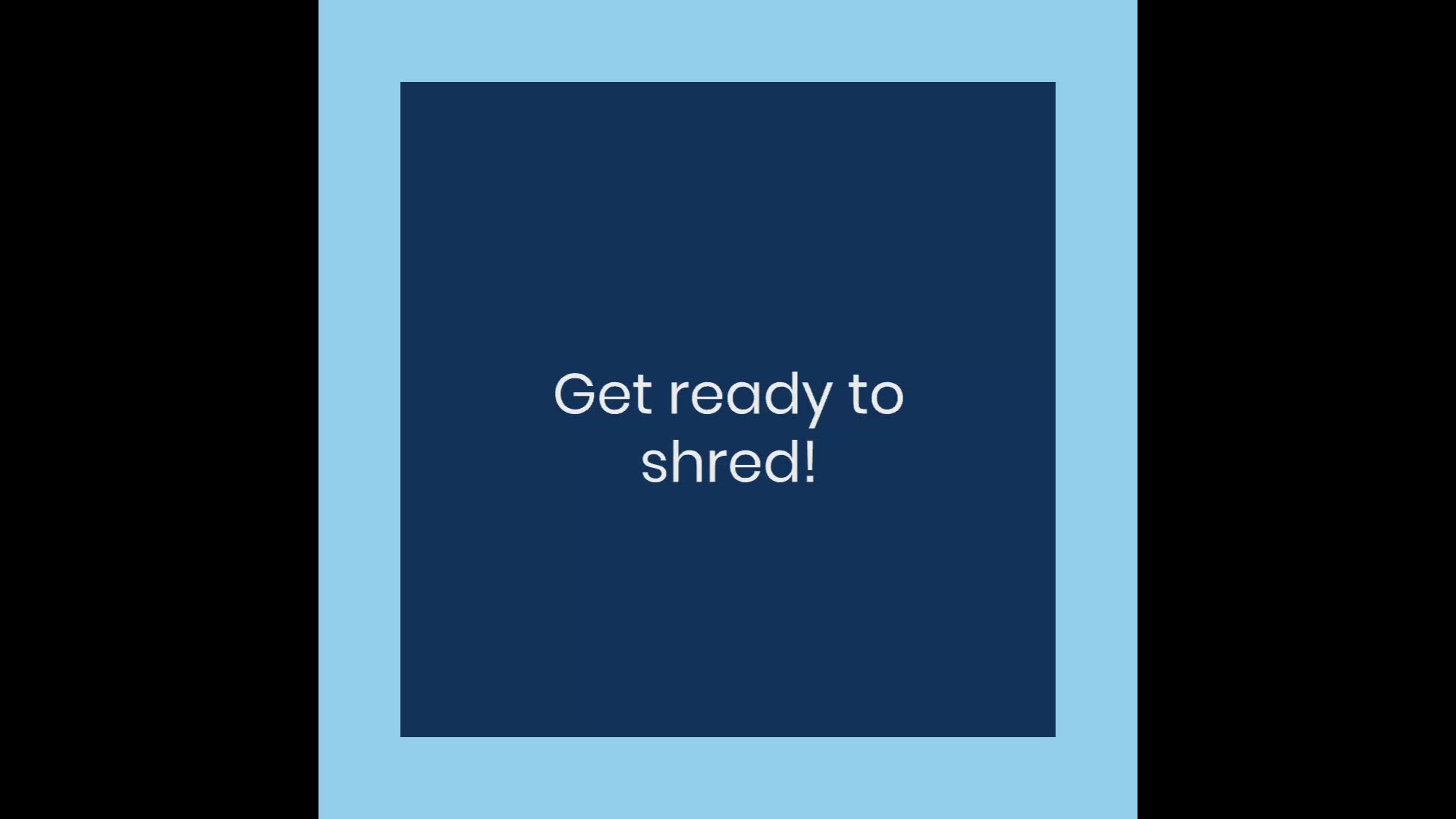 'Video thumbnail for Shredding Workout'