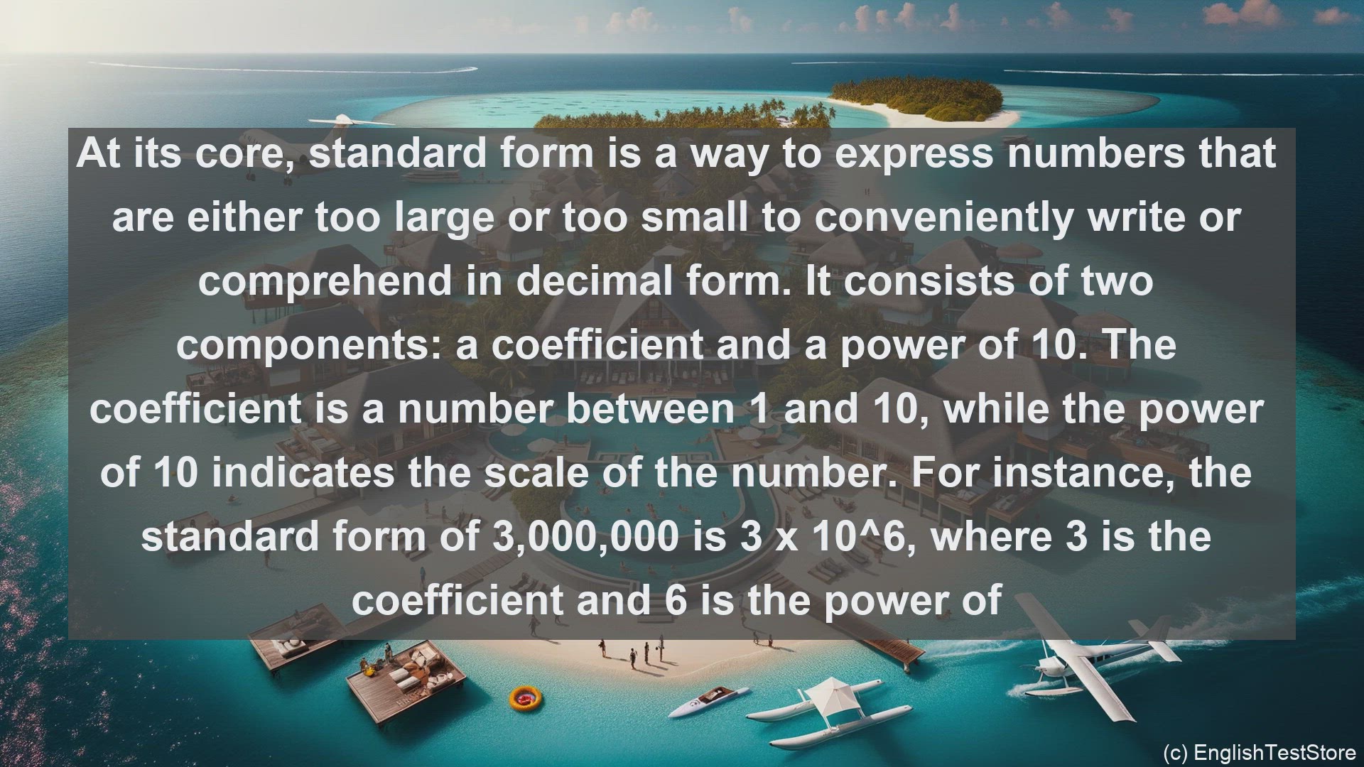 'Video thumbnail for Standard form in science  definition and examples'