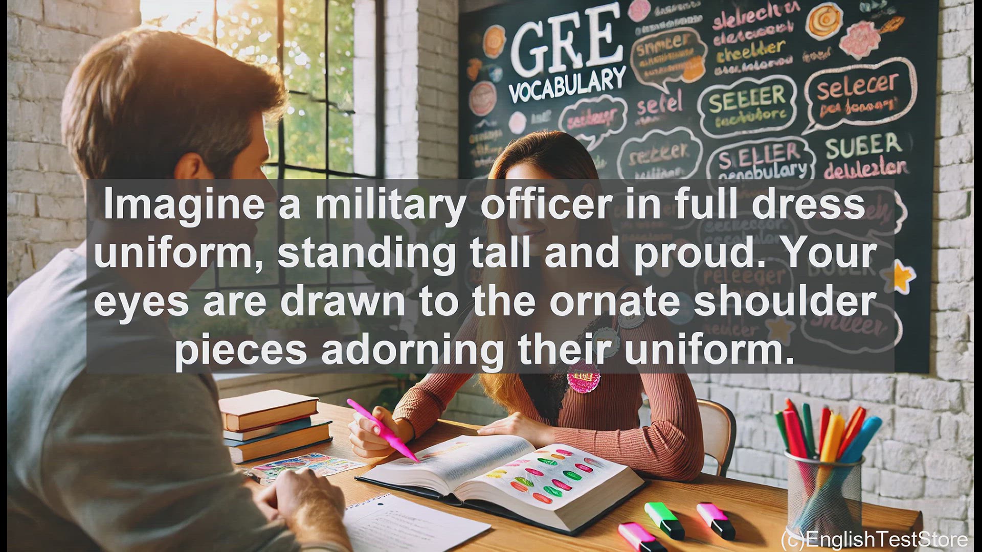 'Video thumbnail for GRE Vocabulary Lesson: Epaulets - From Military Uniforms to Fashion Statements'