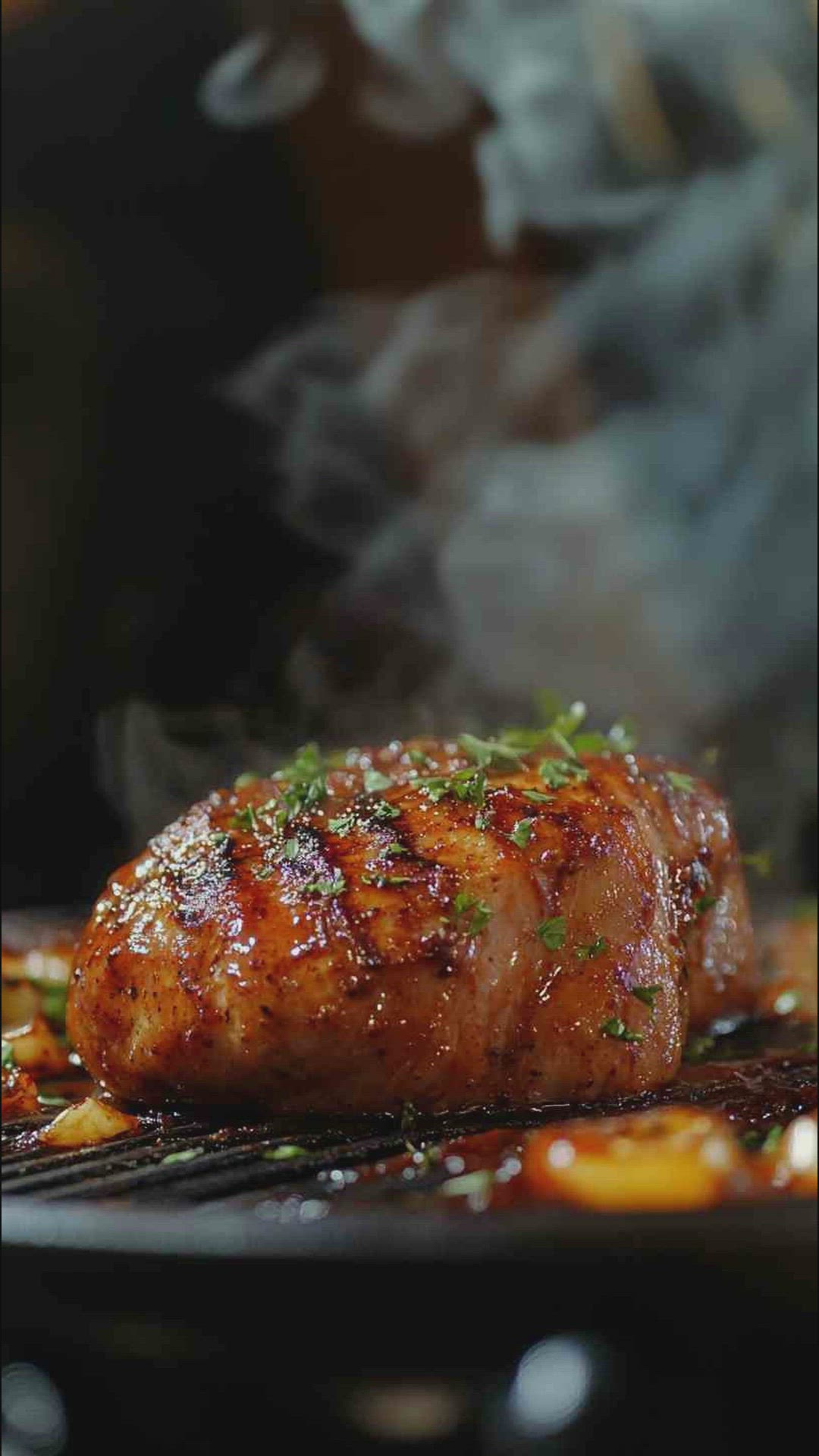 'Video thumbnail for Slow Cooked BBQ Pork Tenderloin with a Zesty Finish Recipe'