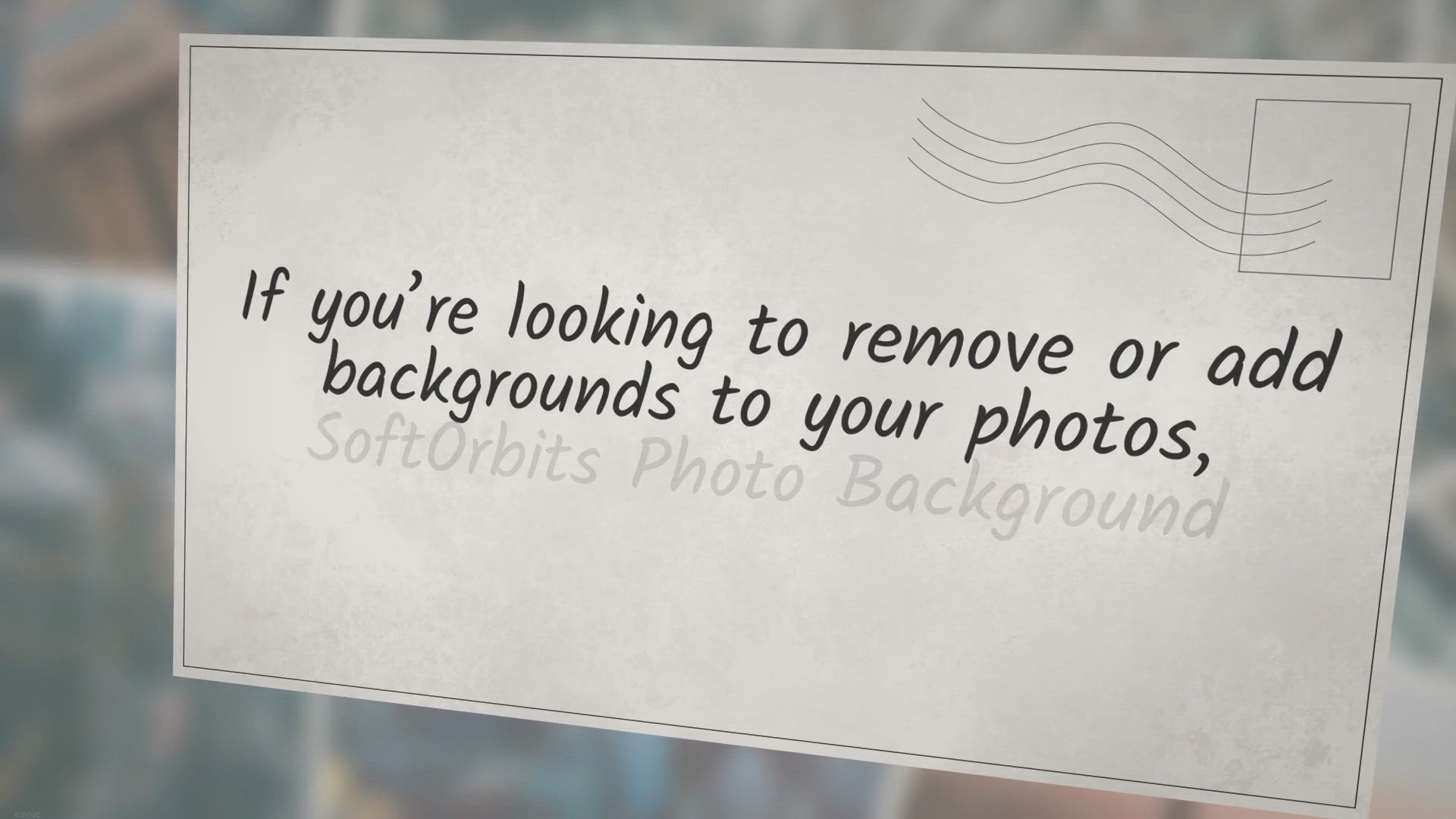 'Video thumbnail for Remove or Add Background to Photos with SoftOrbits Photo Background Remover - Get a Free License Now!'