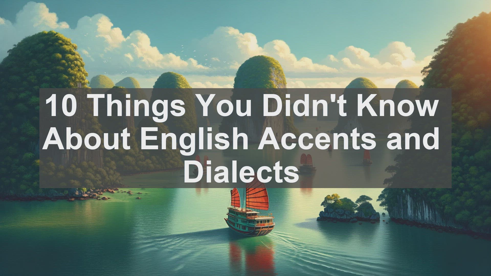 'Video thumbnail for 10 Things You Didn't Know About English Accents and Dialects '