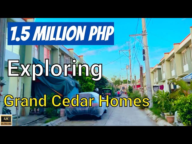 Video thumbnail for 1.5 MILLION Pesos AFFORDABLE Houses in GRAND CEDAR HOMES | Exploring Subdivision | Bignay VALENZUELA
