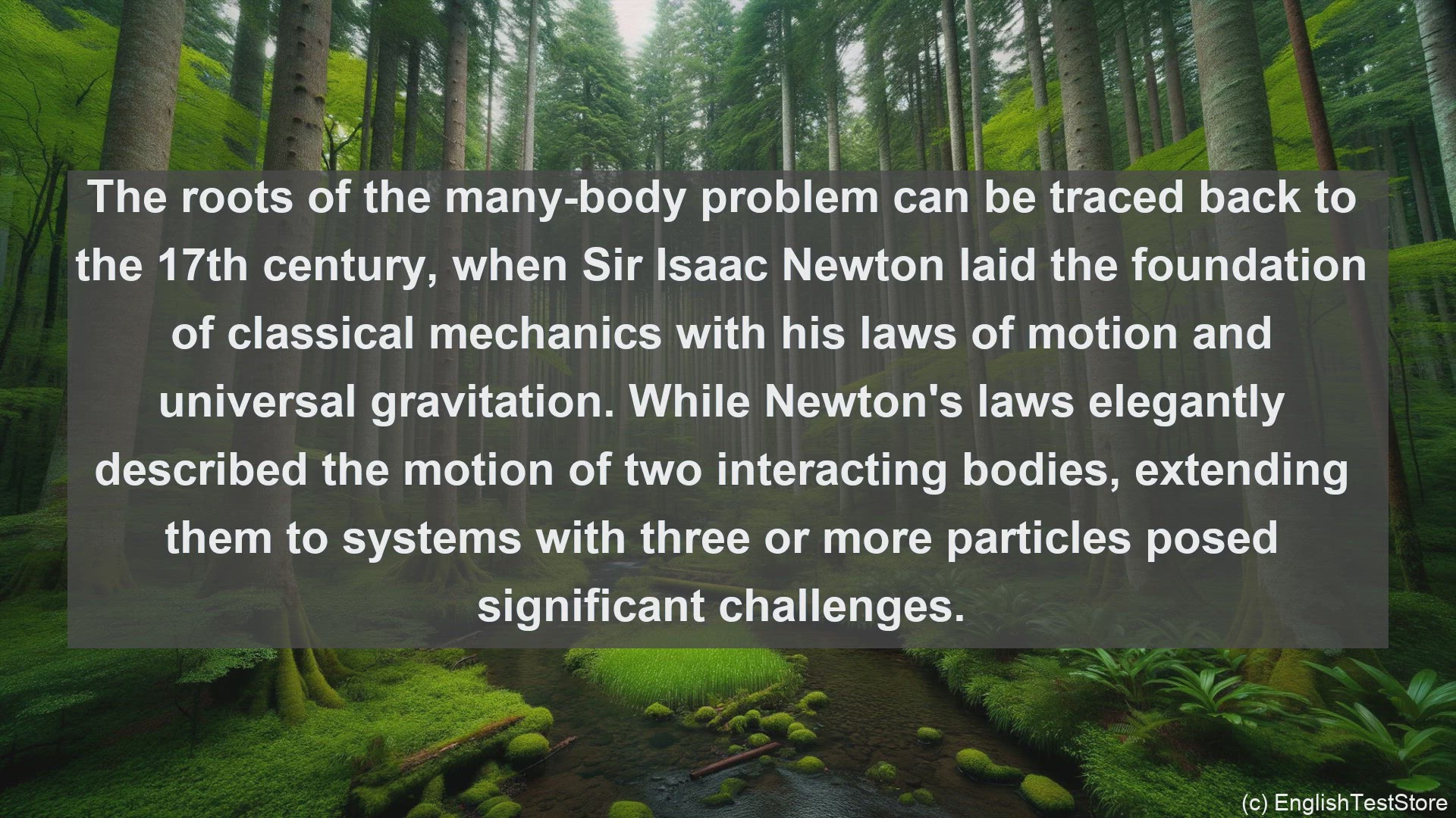 'Video thumbnail for Many body problem in science  definition and examples'
