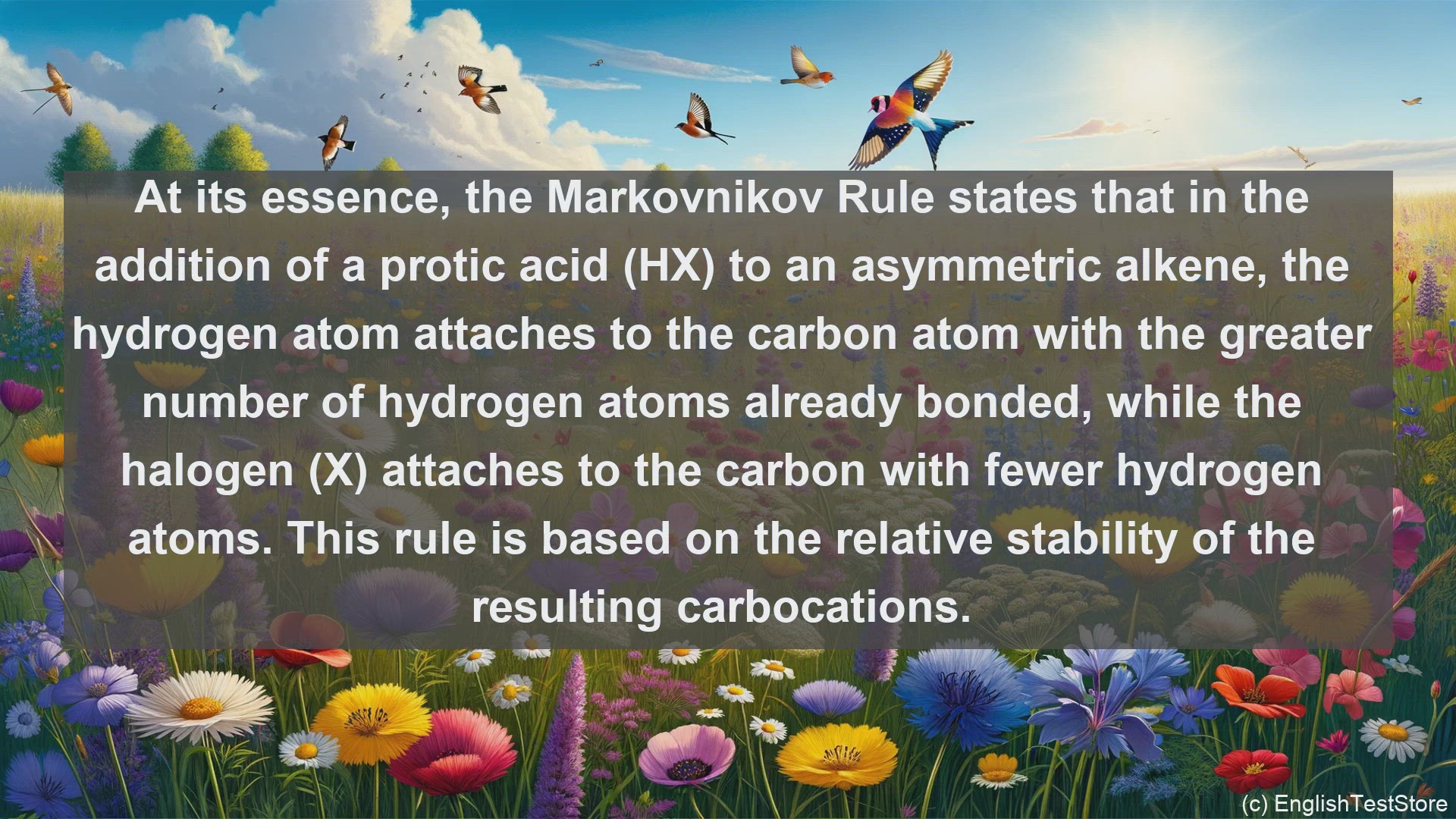 'Video thumbnail for Markovnikoff rule in science  definition and examples'