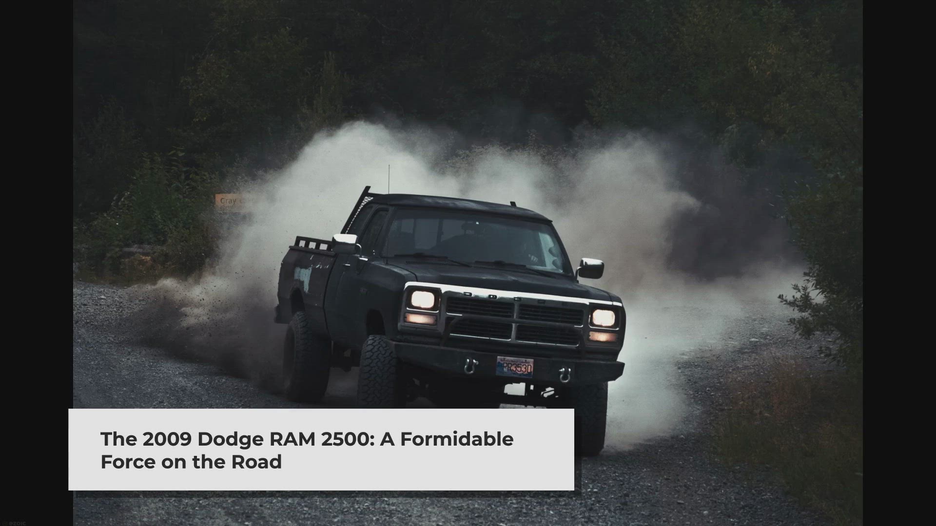 'Video thumbnail for 2009 Dodge RAM 2500 Towing Capacity & Payload (Charts)'