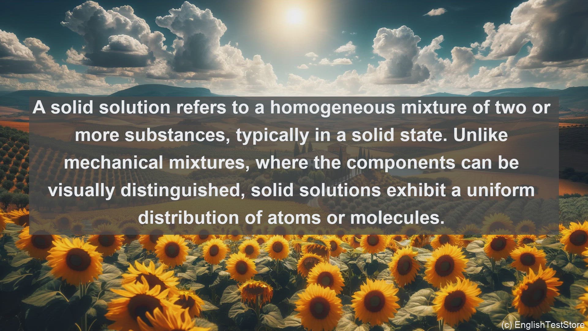 'Video thumbnail for Solid solution in science  definition and examples'
