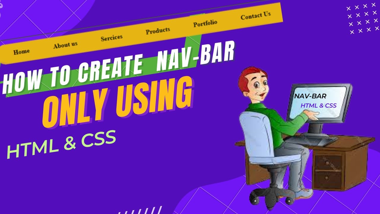 'Video thumbnail for How to make/create Navbar Very easy method in 2022 | HTML and CSS.'