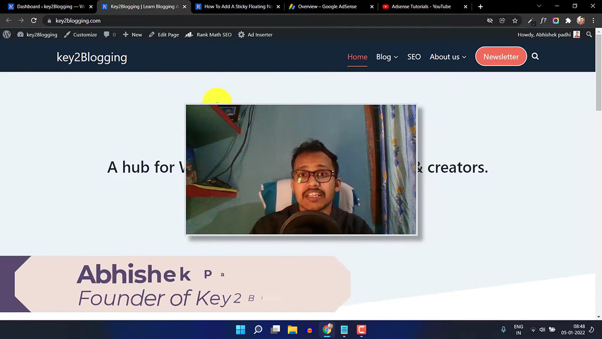 'Video thumbnail for How To Add Responsive Footer Sticky Ads in WordPress Without any Plugin [Updated]'