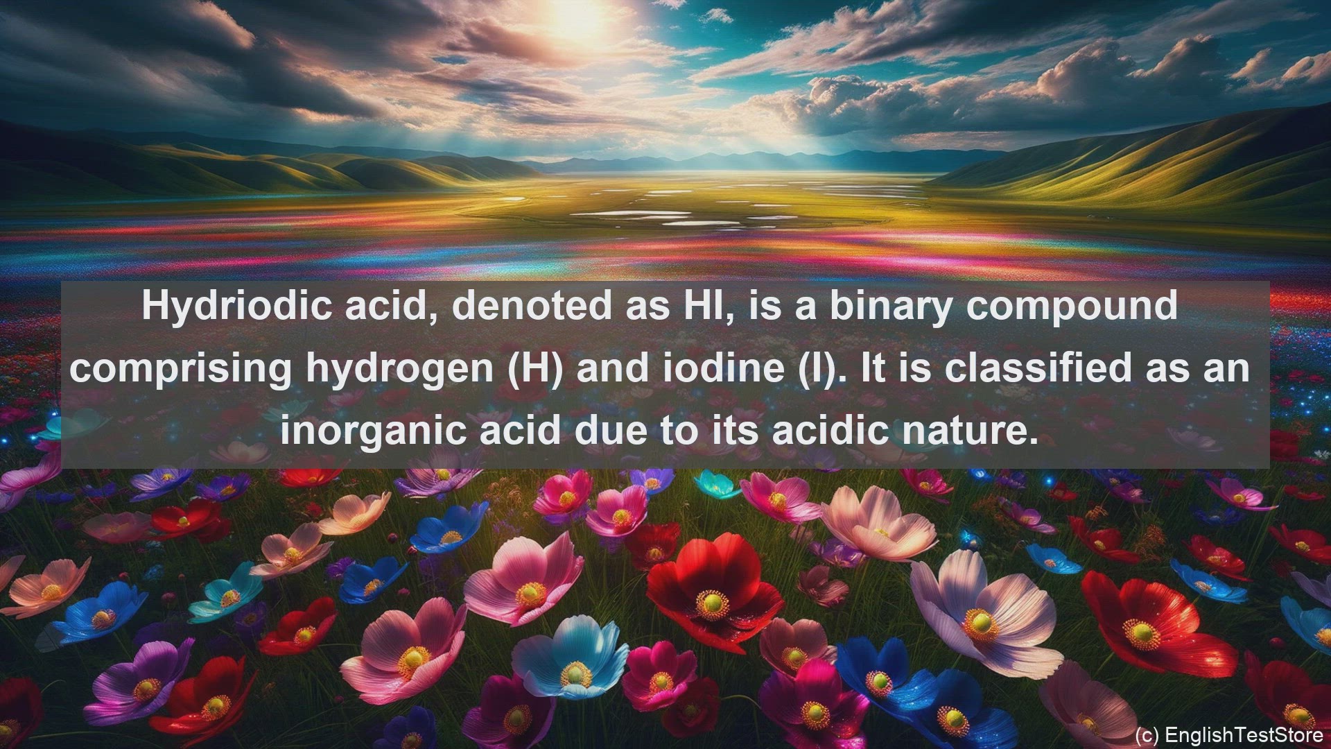 'Video thumbnail for Hydriodic acid in science  definition and examples'