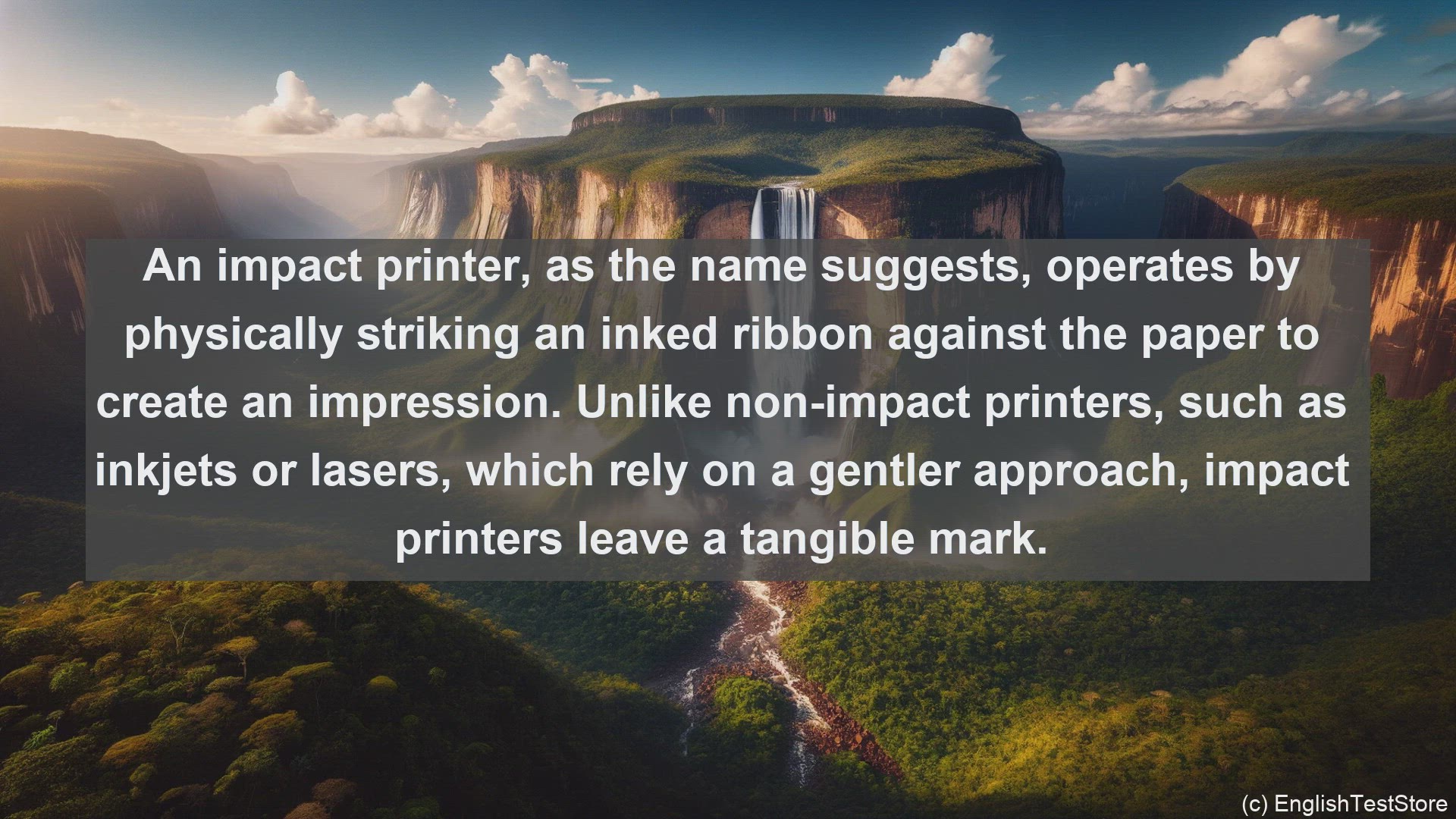 'Video thumbnail for Impact printer in science  definition and examples'