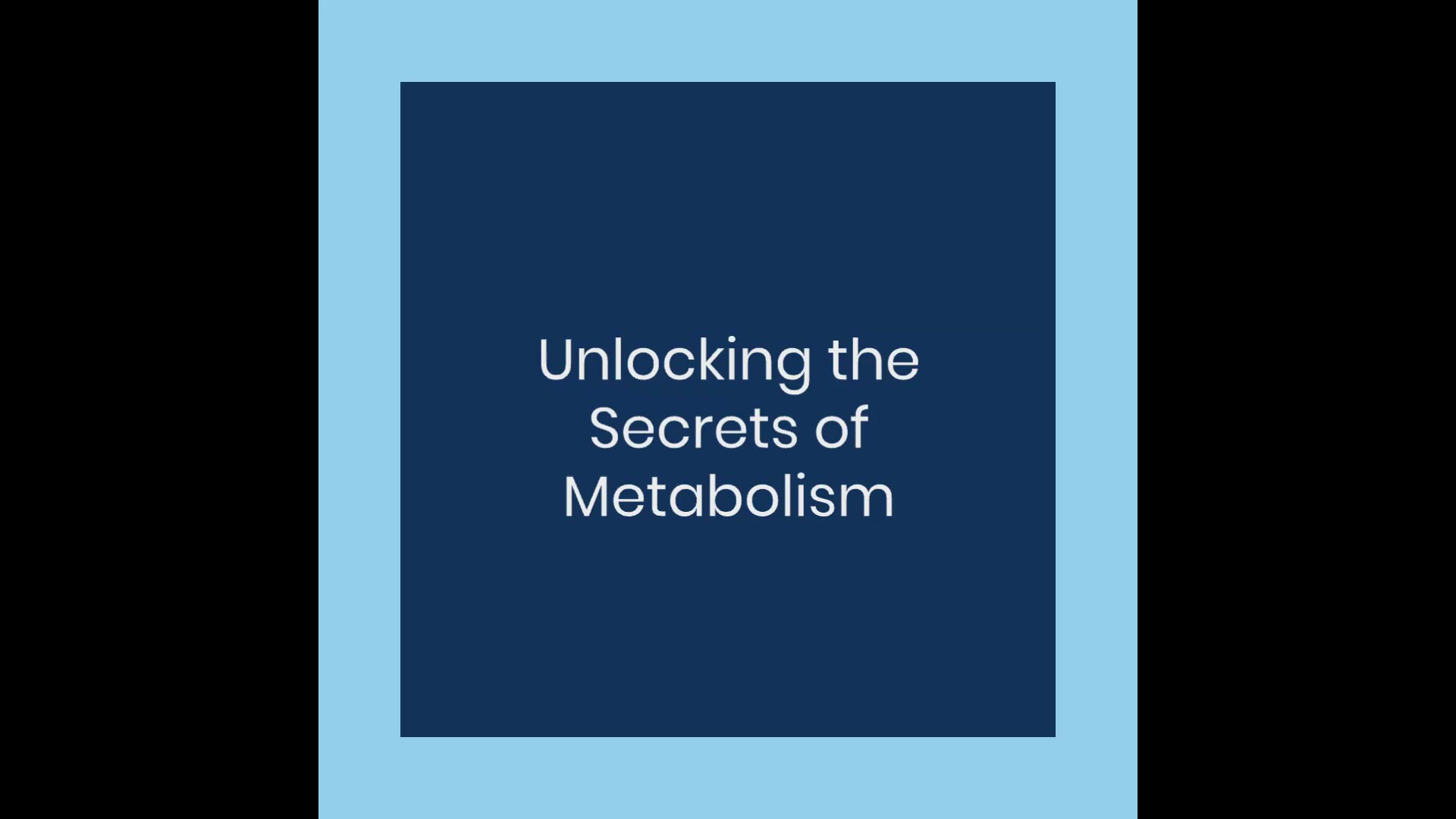 'Video thumbnail for Demystifying Metabolism for Weight Loss'