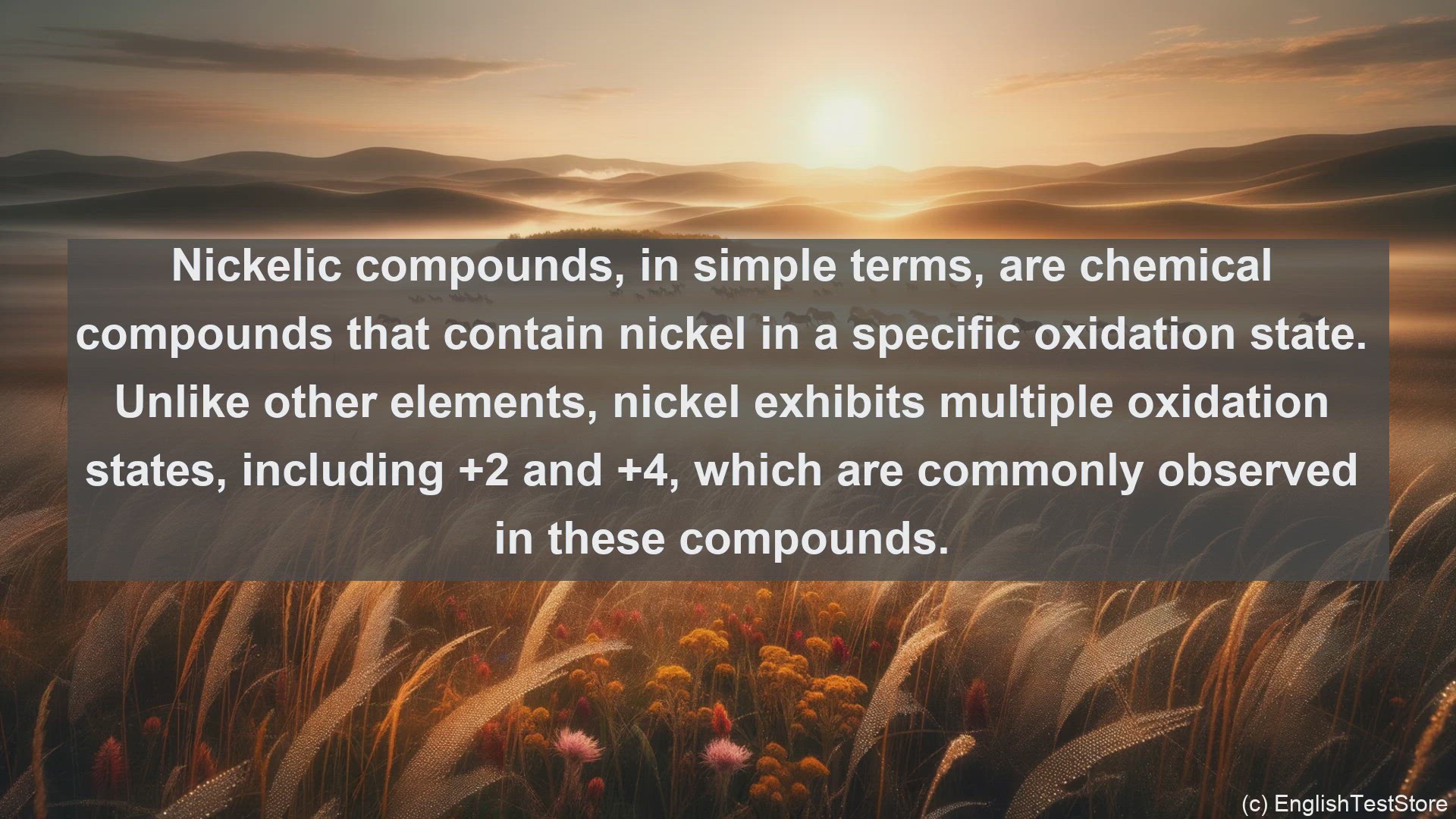 'Video thumbnail for Nickelic compounds in science  definition and examples'