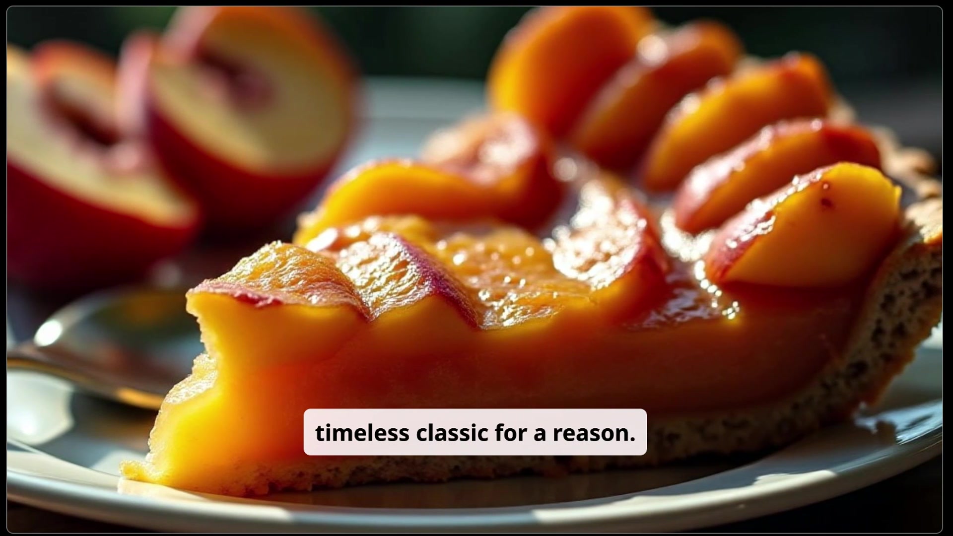 Video thumbnail for Summer Peach Pie Recipe