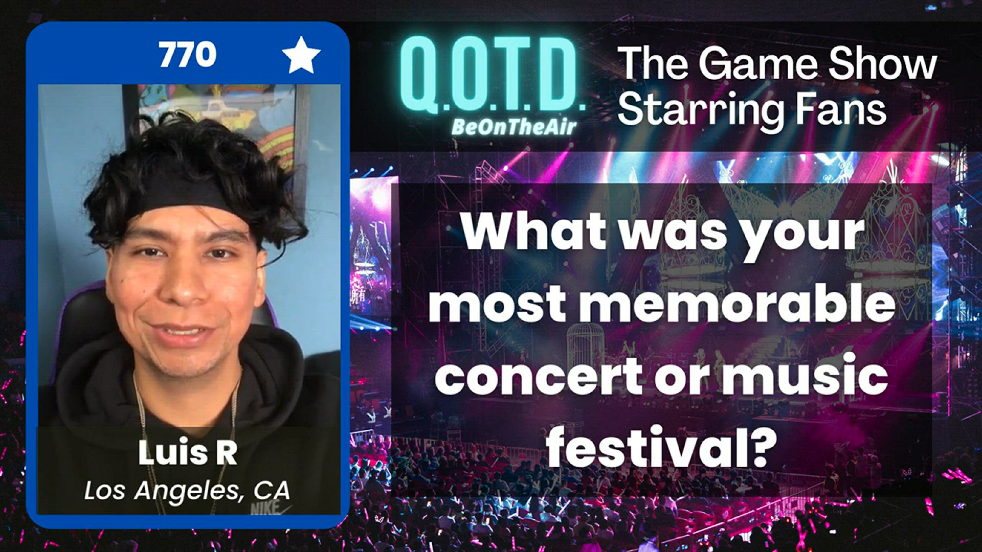 Video thumbnail for Our Favorite Answers: Luis saw Post Malone and Justin Bieber live. I'd love to see them One Time!