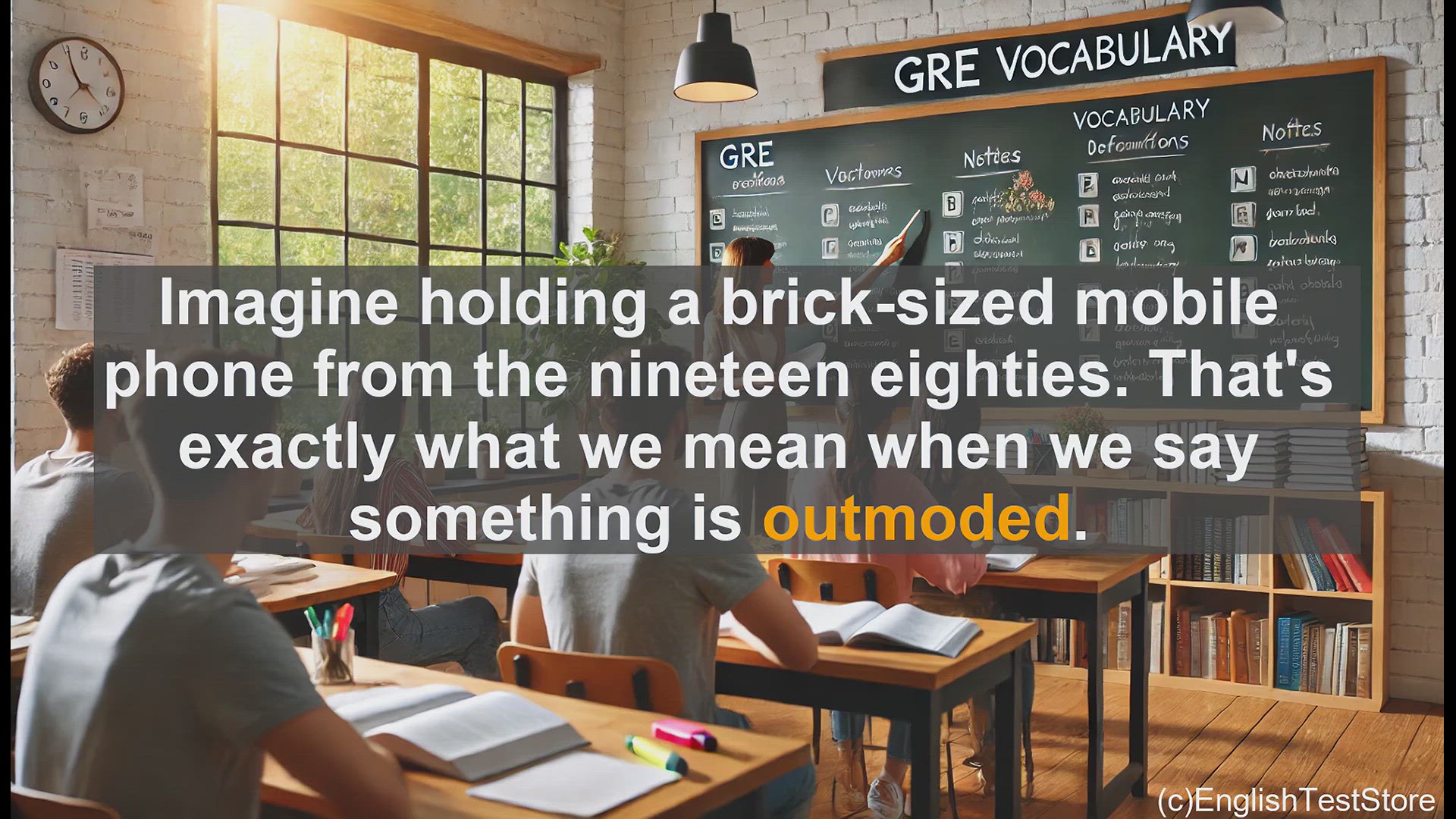 'Video thumbnail for GRE Vocabulary Lesson: Exploring the Concept of Outmoded - Vocabulary for Describing the Outdated and Obsolete'