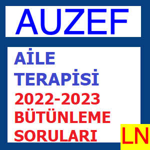 'Video thumbnail for Auzef Aile Terapisi 2022-2023 Bütünleme Soruları'