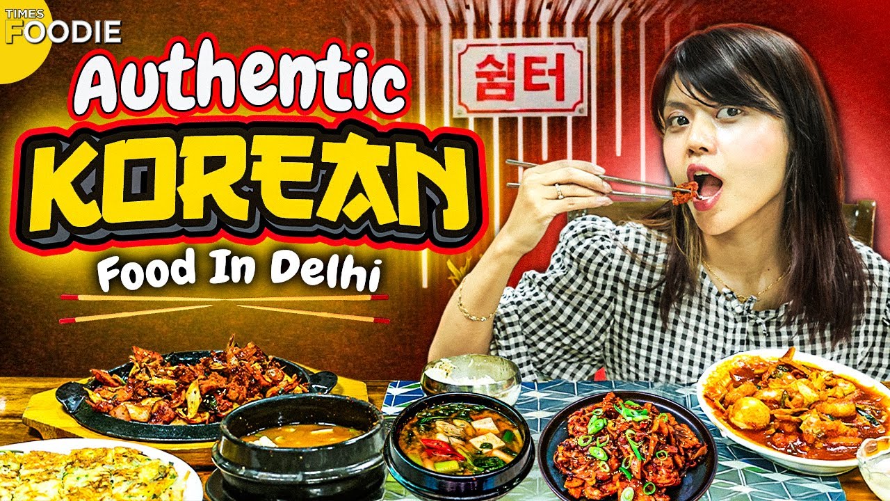 'Video thumbnail for Trying Authentic Korean Dishes at Shimter Noida |Tteokbokki, Doenjang Jjigae & More'