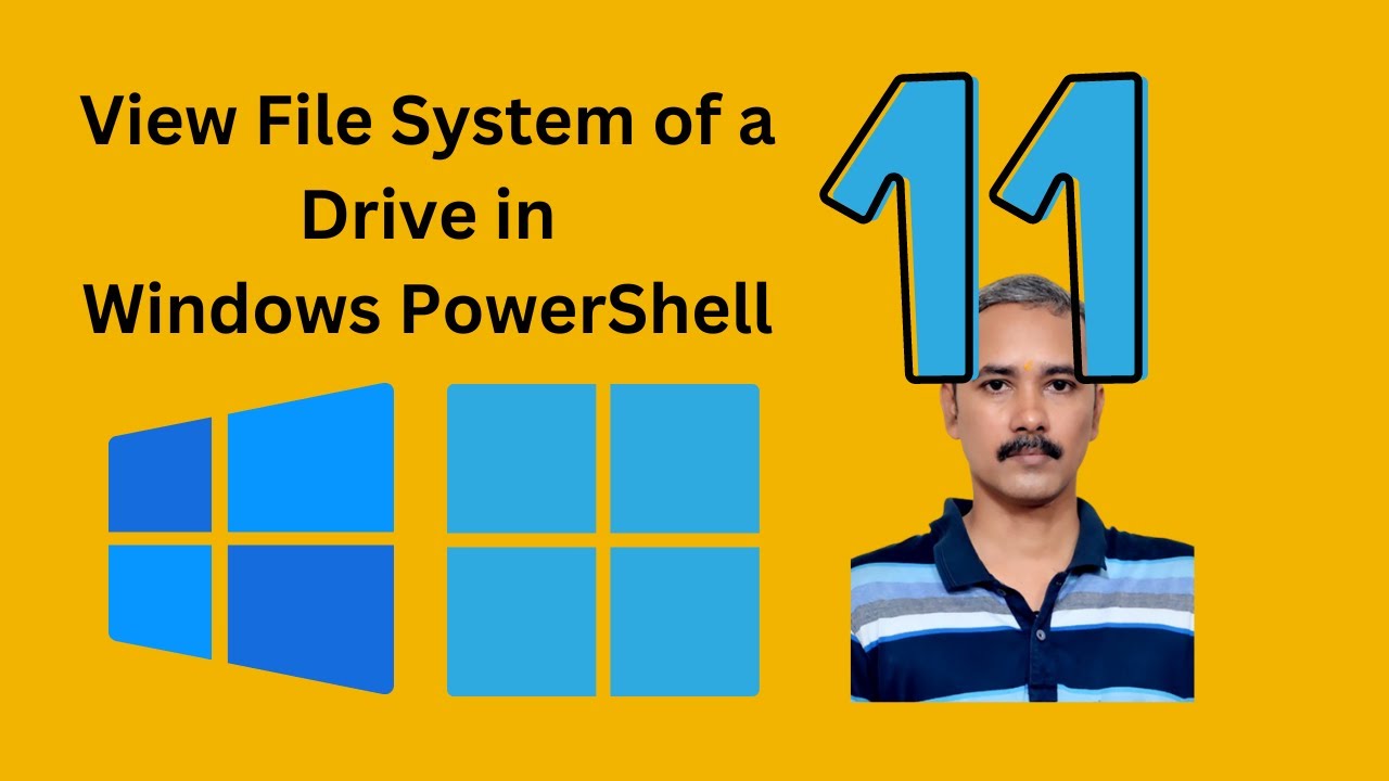'Video thumbnail for How to Check the File System of a Drive in Windows 11 or 10 using PowerShell | GearUpWindows'